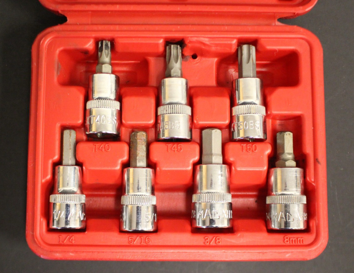 (RI2) Mac Tools BCS700 7-PC. Disc Brake Caliper Socket Set
