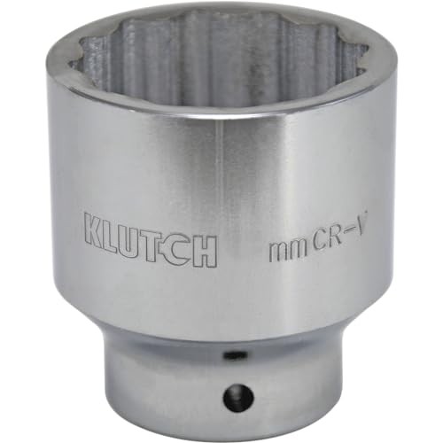 Klutch Jumbo Socket, Metric, 42mm, 3/4in.-Drive, 12-Pt.