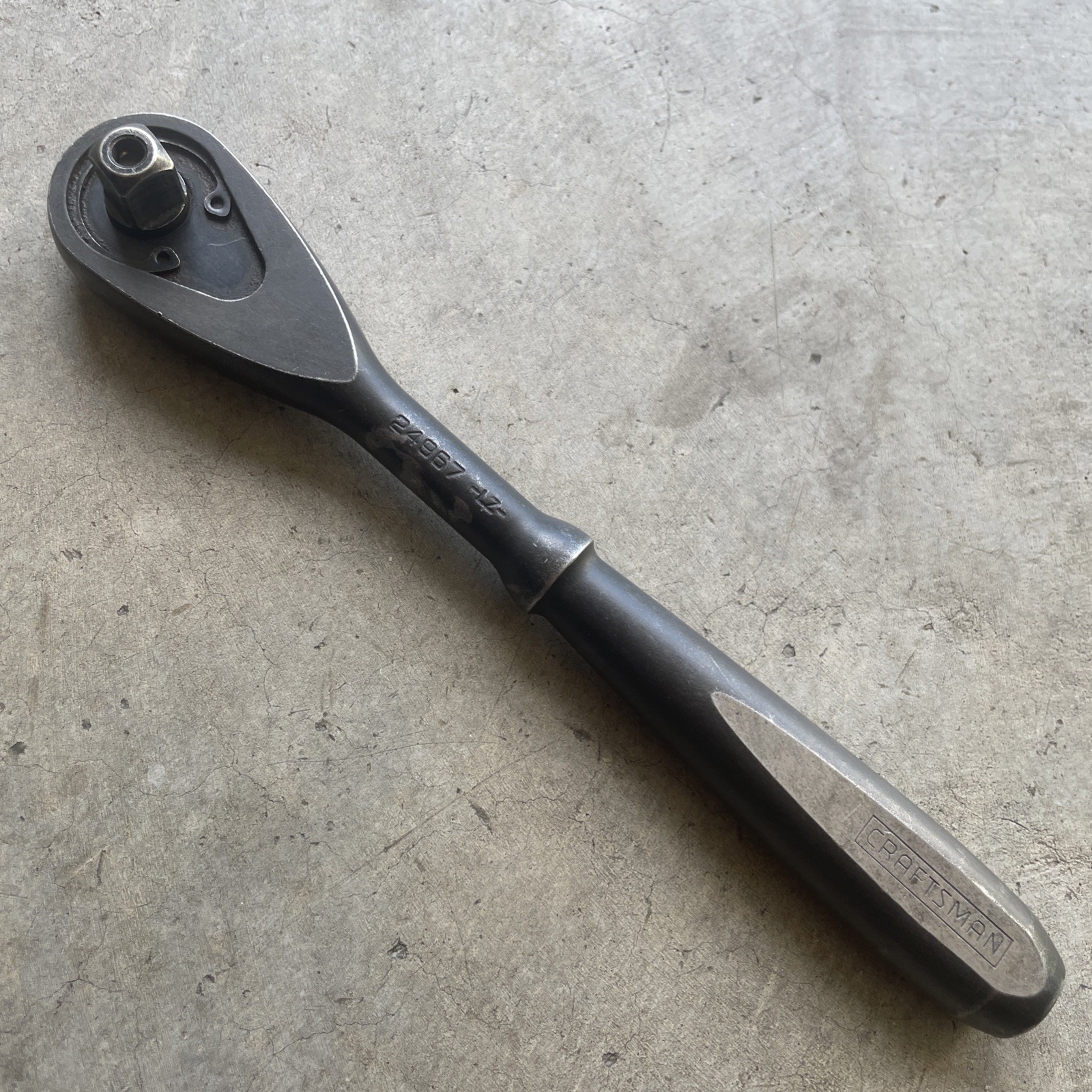 Craftsman 24967 LZ 3/8″ Drive Quick Release Black Industrial Finish Ratchet