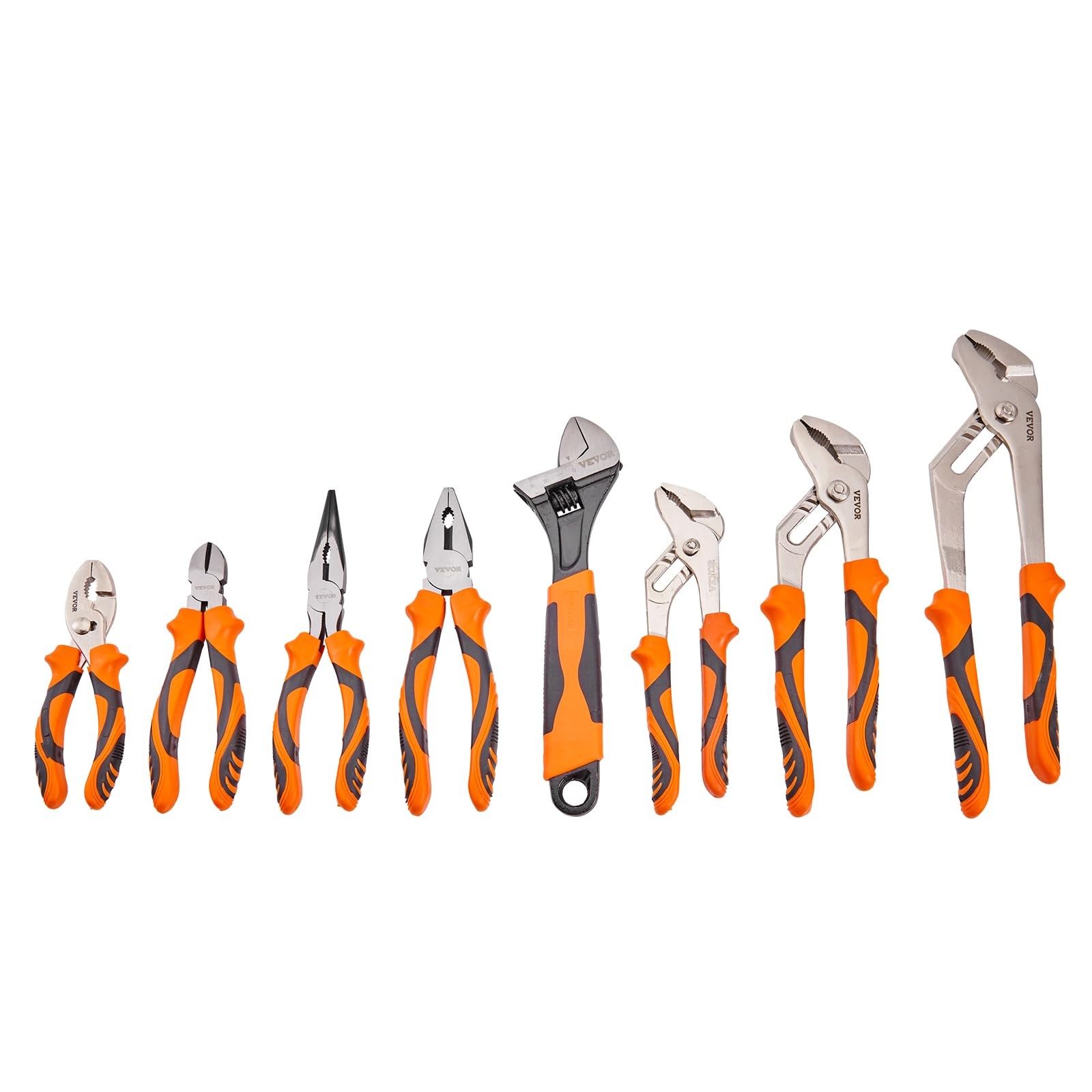 VEVOR 8-Piece Pliers Set, High Carbon Steel – 12″, «10», 8-PCS, Multicolor