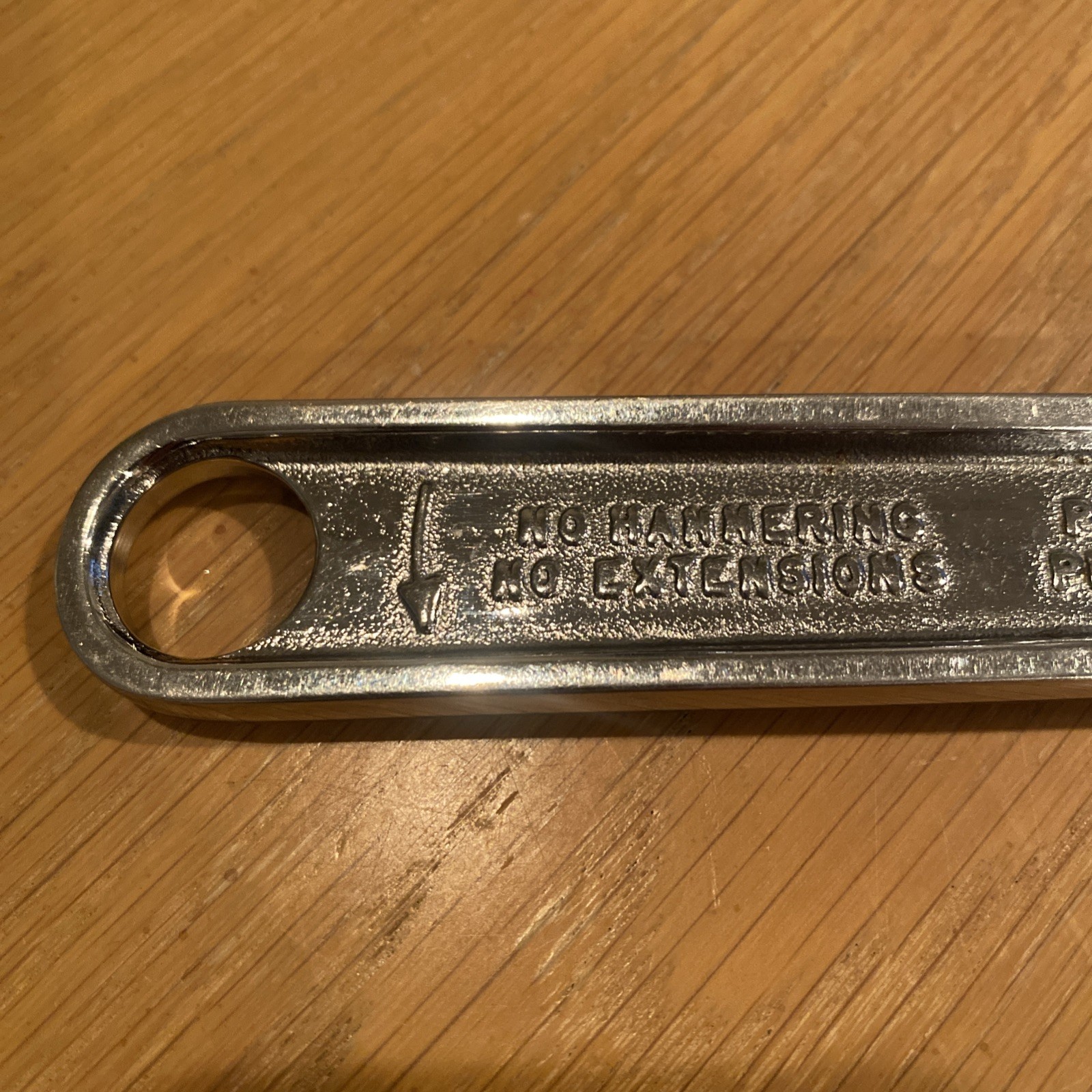 Snap-On Tools AD10 10″ 250mm Adjustable Wrench Chrome Made in USA