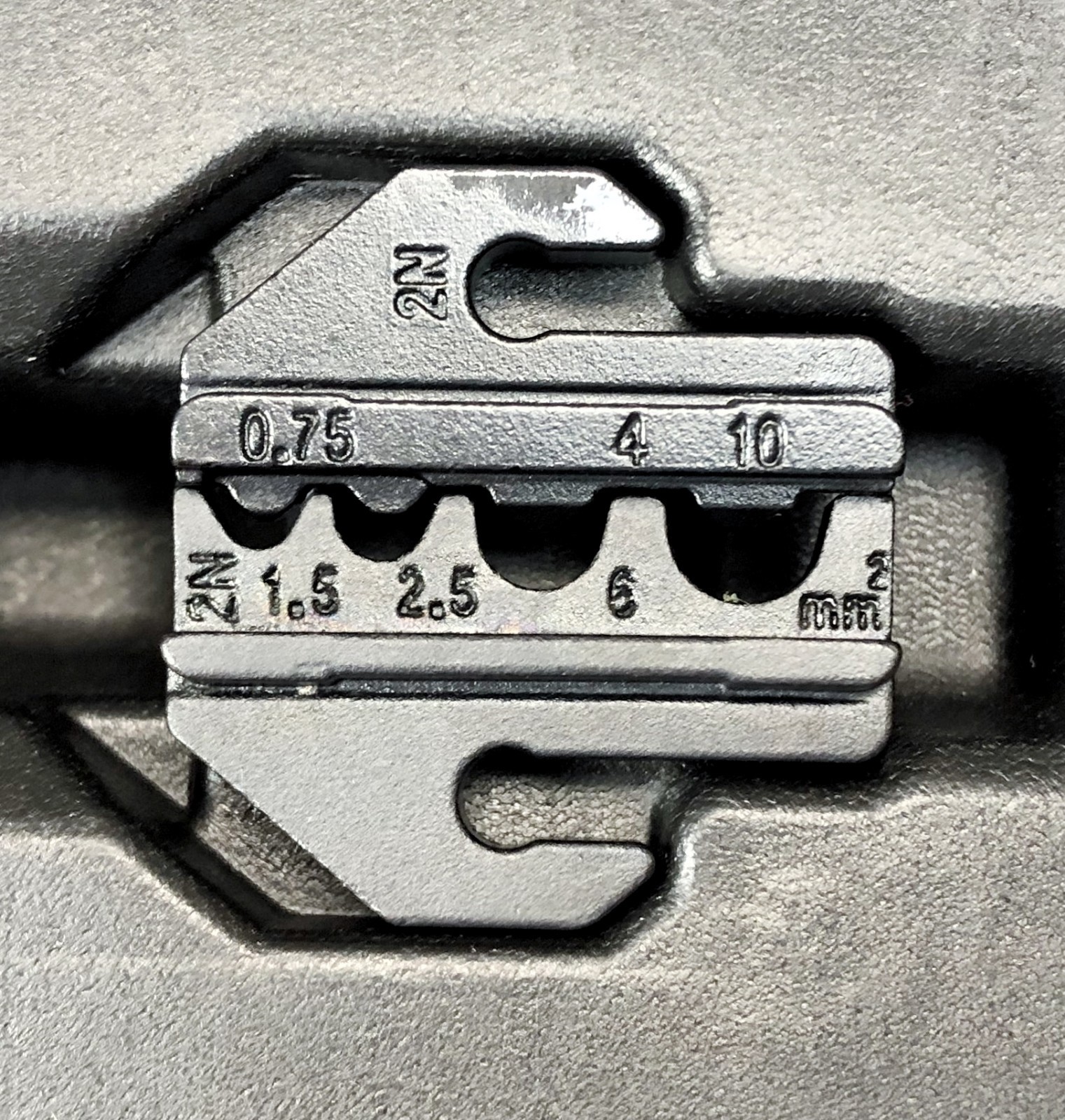 Quick Change Ratchet Crimp Tool Kit Wire Terminals 5 Dies Ring Open Barrel Pin