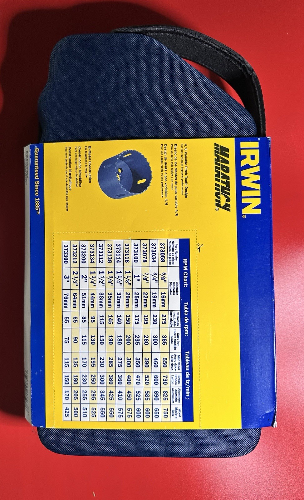 Irwin 3073004 Bi Metal Hole Saws Sets General Purpose 17 Pc. Hole Saw Kit