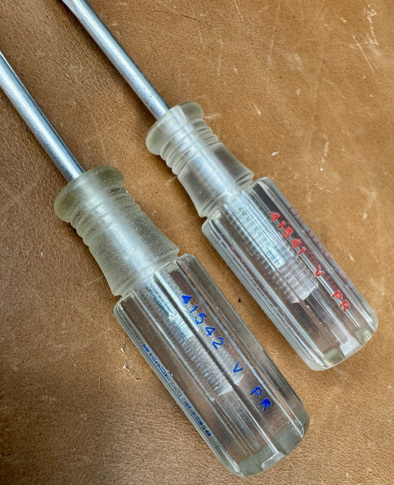 Vintage Craftsman USA 41541/2 Pratt Reed V Series Screwdriver Set, Perfect!
