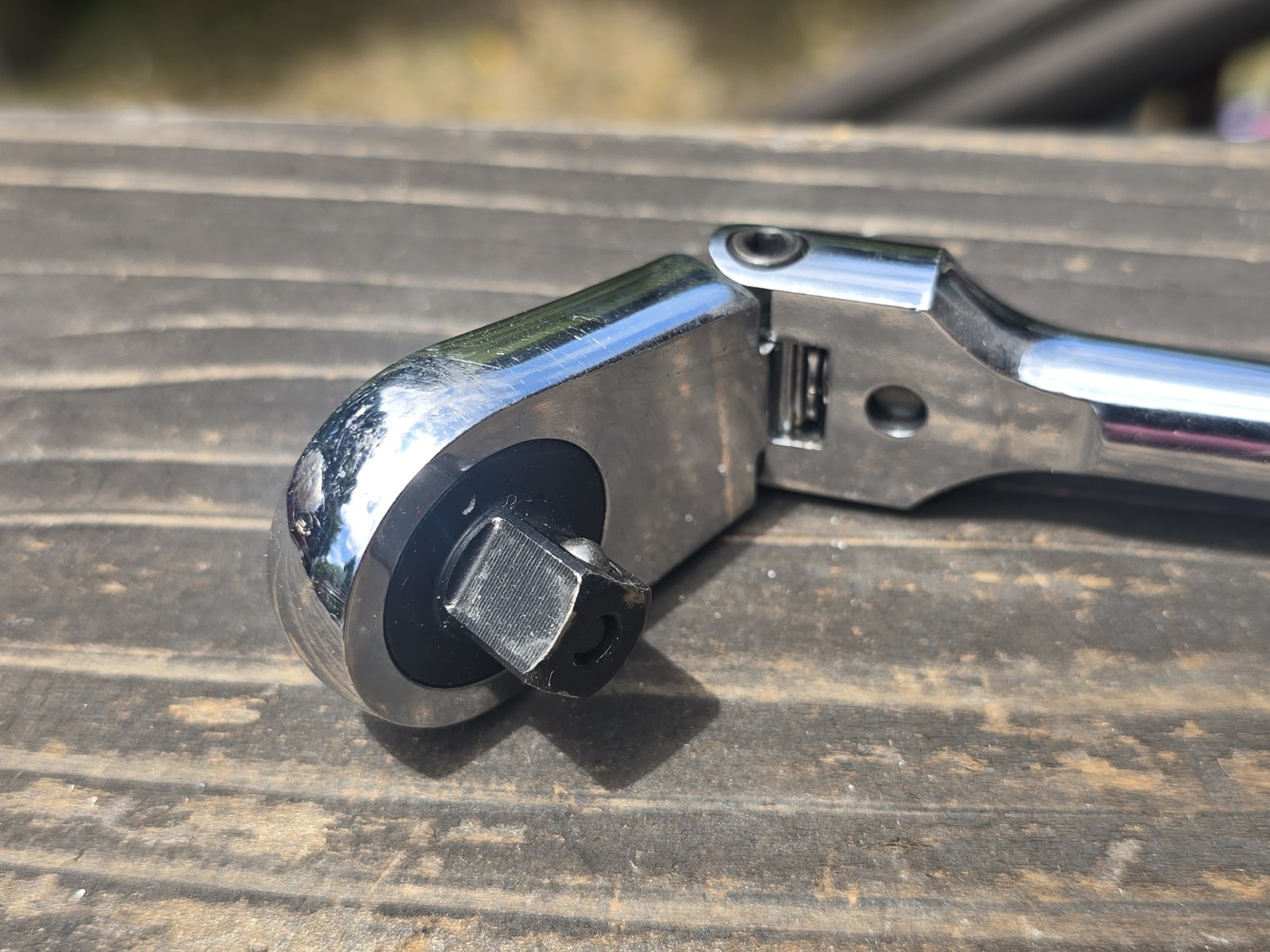 Power Torque GM6179 3/8” Drive, Flex Head, Quick Release Chrome Ratchet Wrench