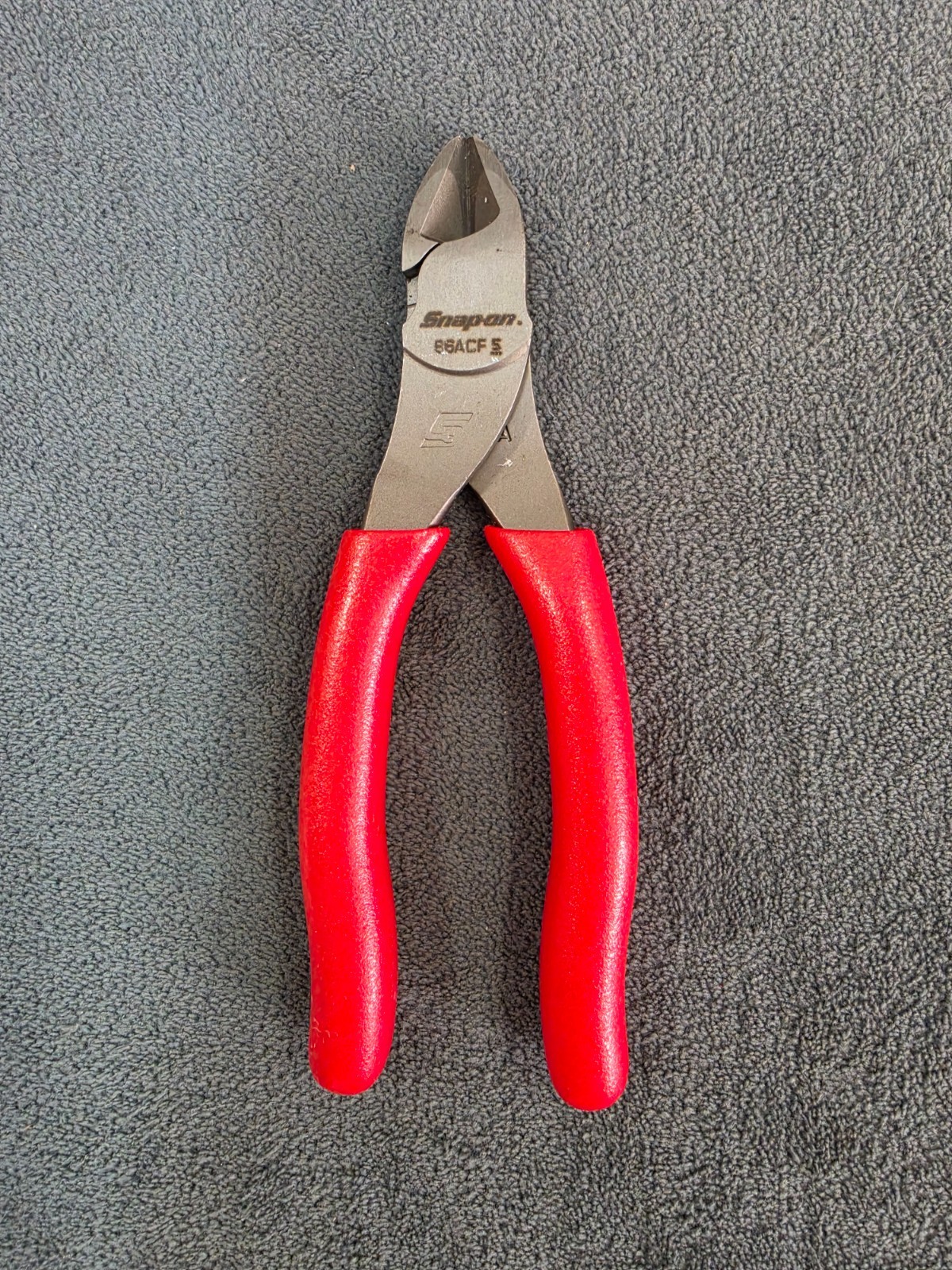 Snap-On 6″ inch Red Vector Edge Diagonal Cutter Pliers 86ACF