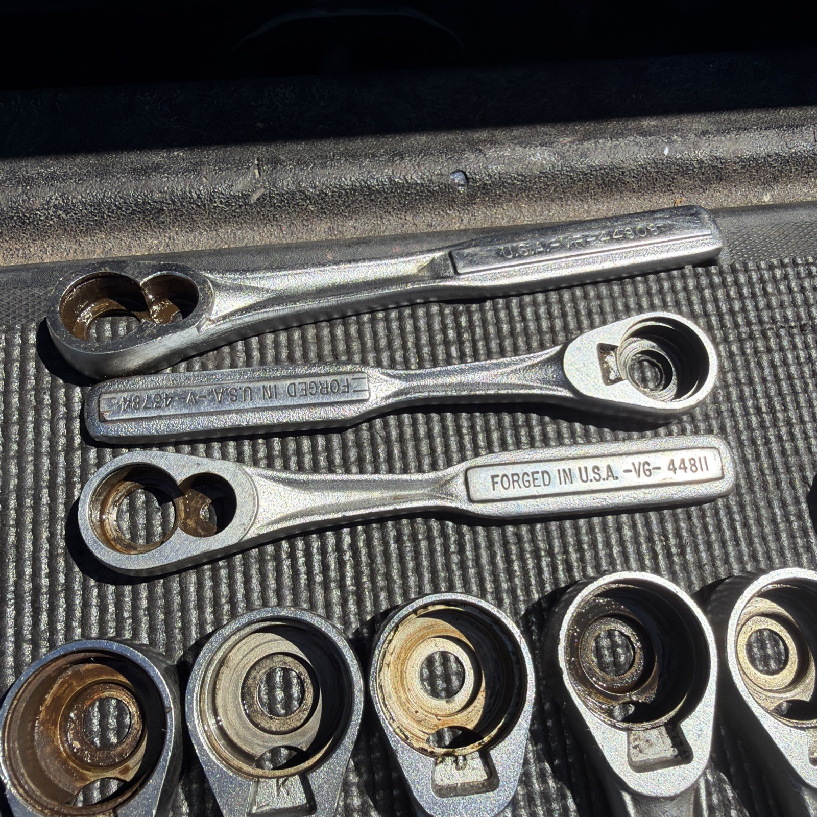 22 Sears Craftsman USA 9 New 13 Used Ratchet Bodies Only No Guts 1/2” 44809 3/8”