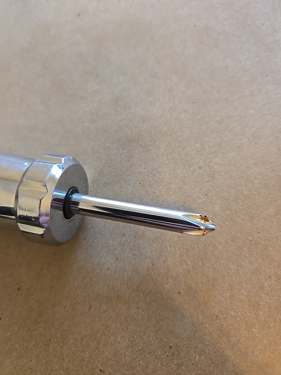 Pro Shop Phillips Flat Head Various Lengths & SizesChrome Screwdrivers Set Of 5