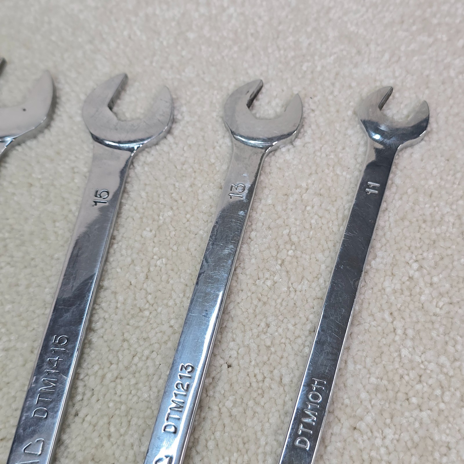 Mac Tools 5pc Metric Open End Tappet Wrench Set 10mm-19mm Thin Beam DTM50K Tray