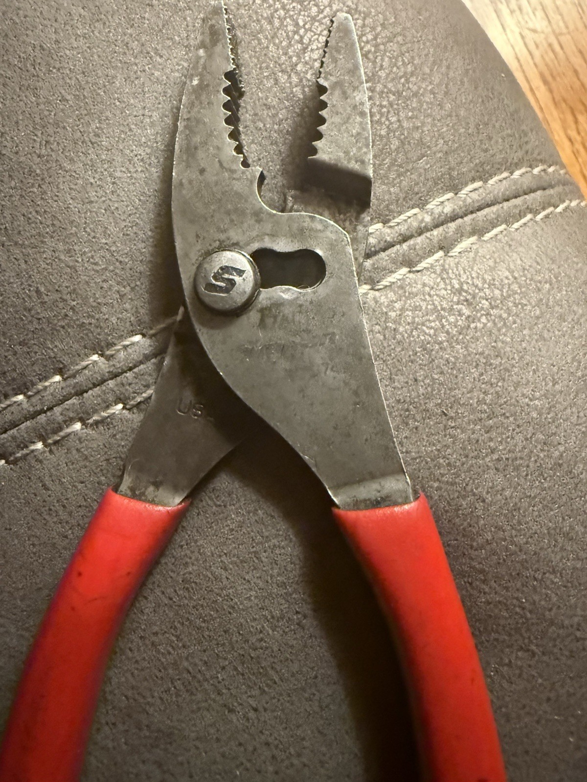 Snap-On Pliers RED 47CF Talon Grip Pliers