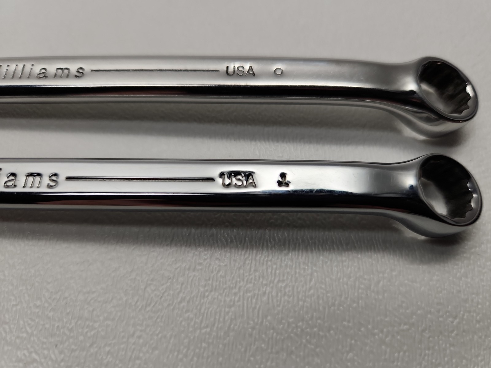 Lot of 2 Williams Supercombo Combination Wrench 10mm 1210MSC & 11mm 1211MSC USA