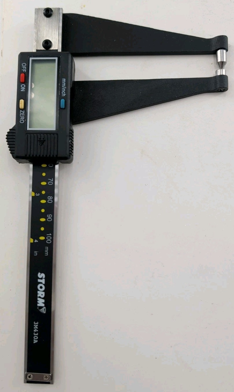 Central Tools Storm 3M430A Digital Brake Rotor Gauge Micrometer Caliper w Case