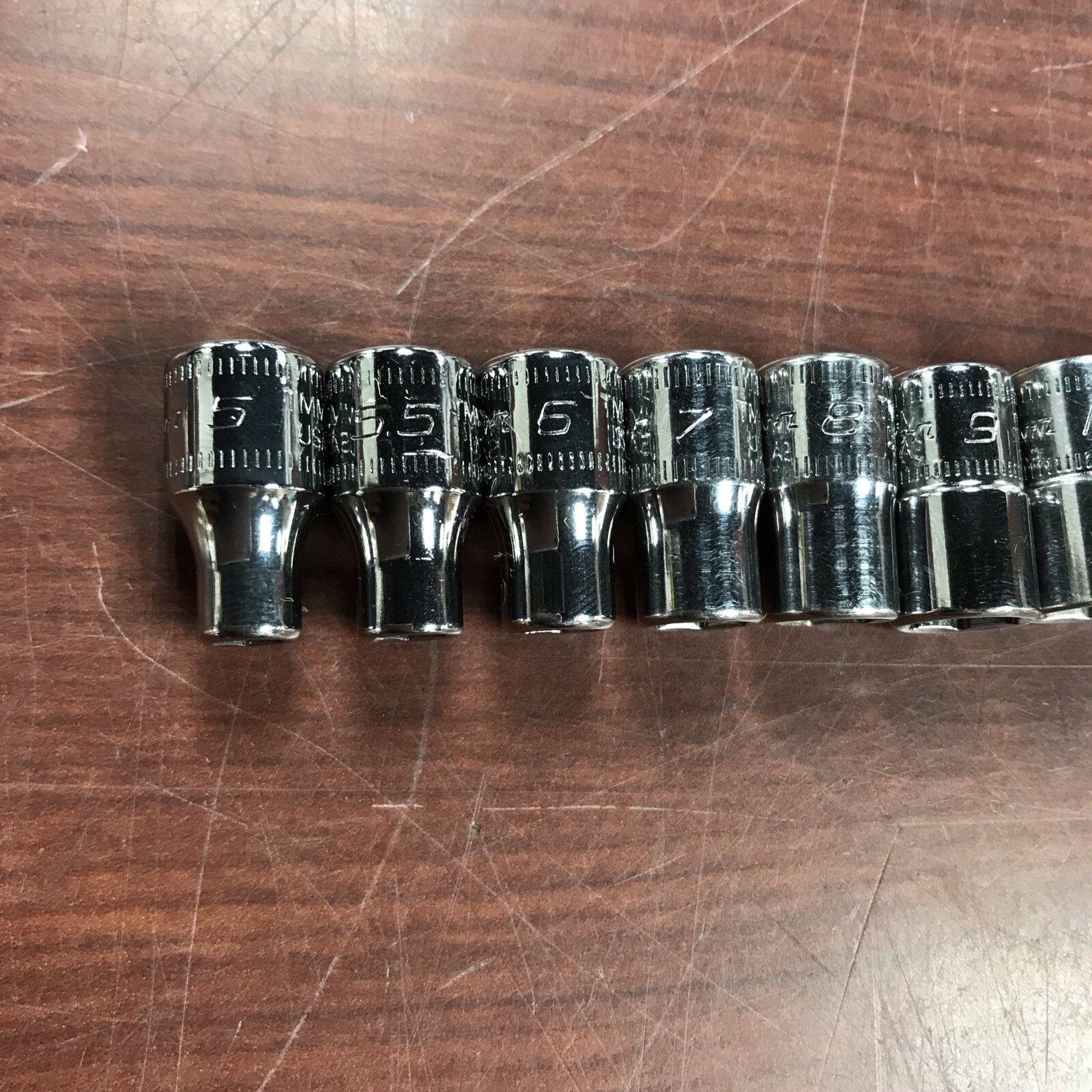 Snapon 24pc 1/4” Metric Socket Set 124STTMM with Magnetic Holder