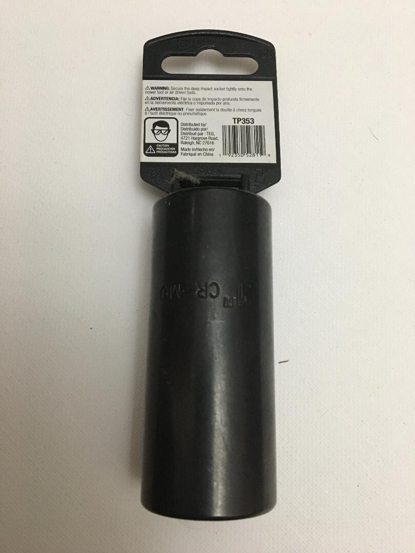 TEQ Correct Professional TP353 – 1″ Impact Socket – Deep – SAE – 1/2″ Drive