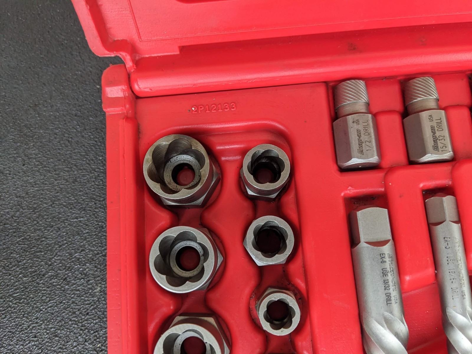 #bn708 Snap On Tools EXDMS48 48 Piece Master EXTRACTOR SET