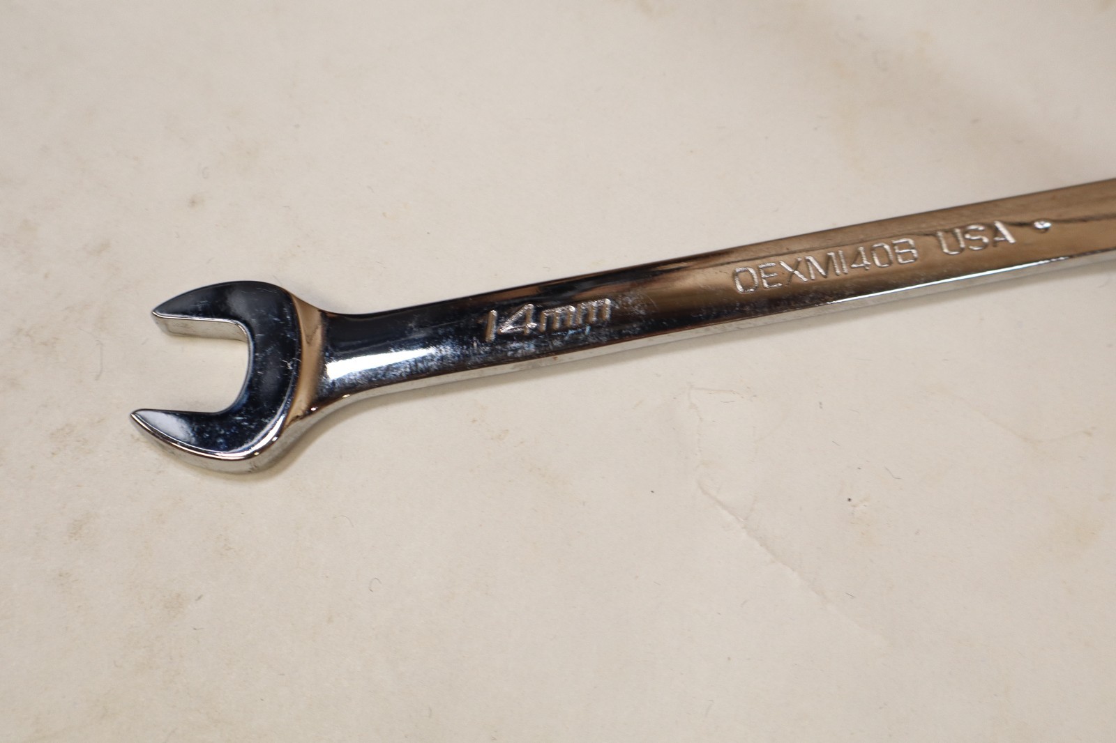 Snap-On 14 mm 12-Point Metric Flank Drive Combination Wrench USA OEXM140B