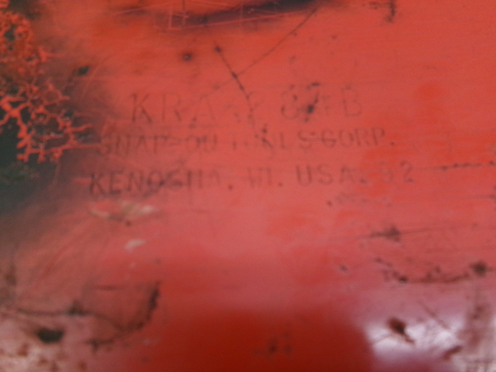 Snap-on USA Red Metal Tool Box No KRA-284B (no tools box only)