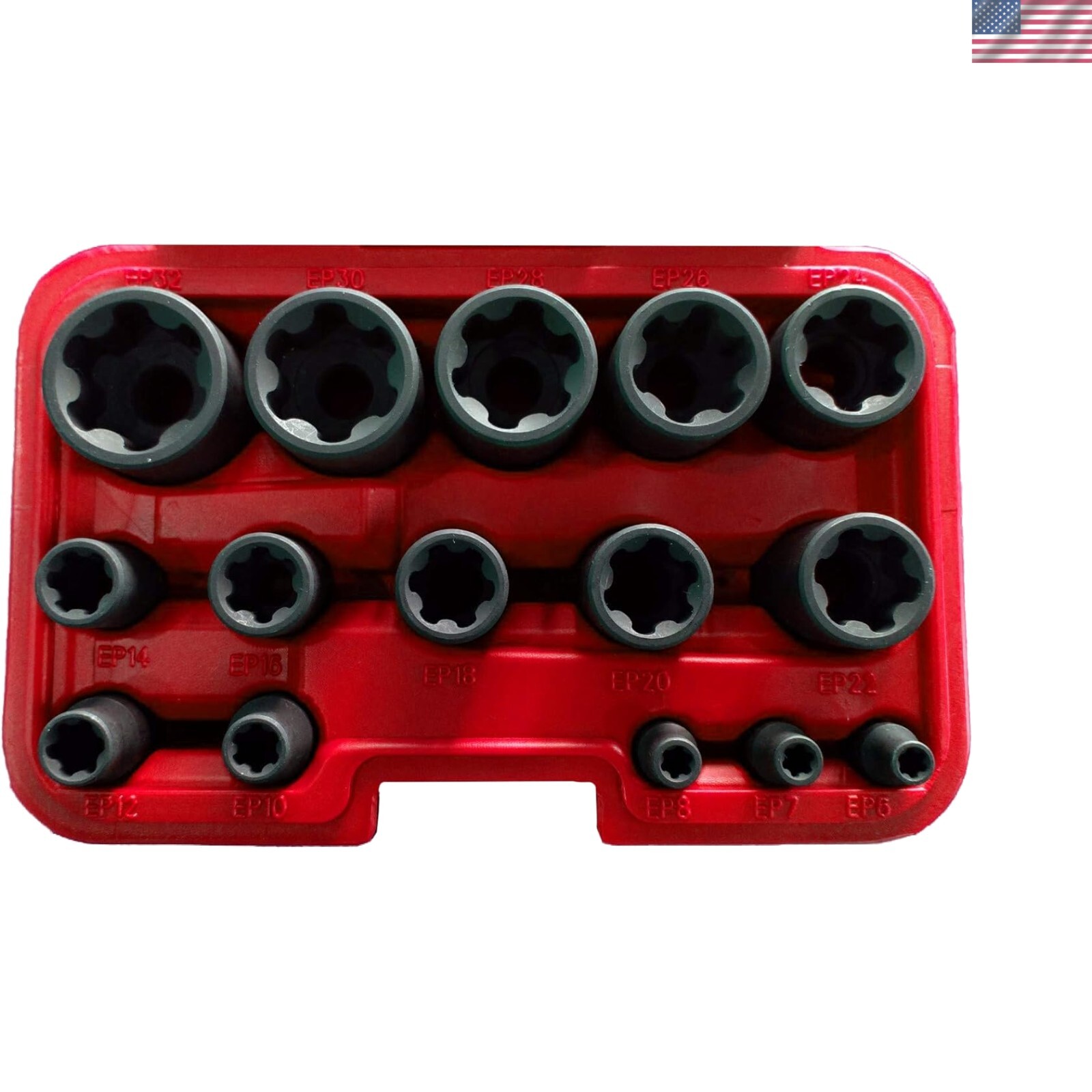 15-Pc. EP Torx Plus Socket Set