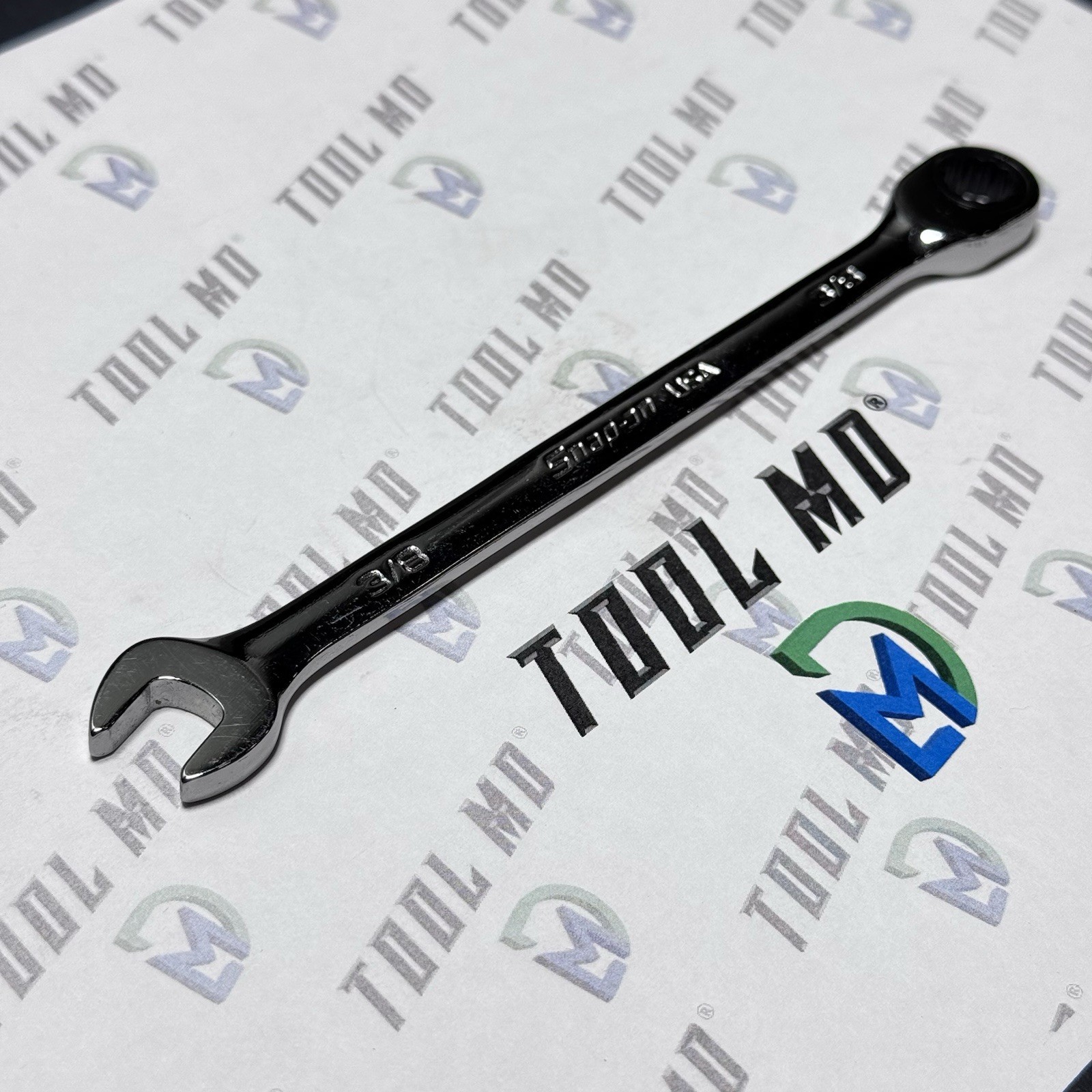 Snap-on Tools USA NOS 3/8″ SAE 0° Non-Reversing Ratcheting Combo Wrench OXR12A