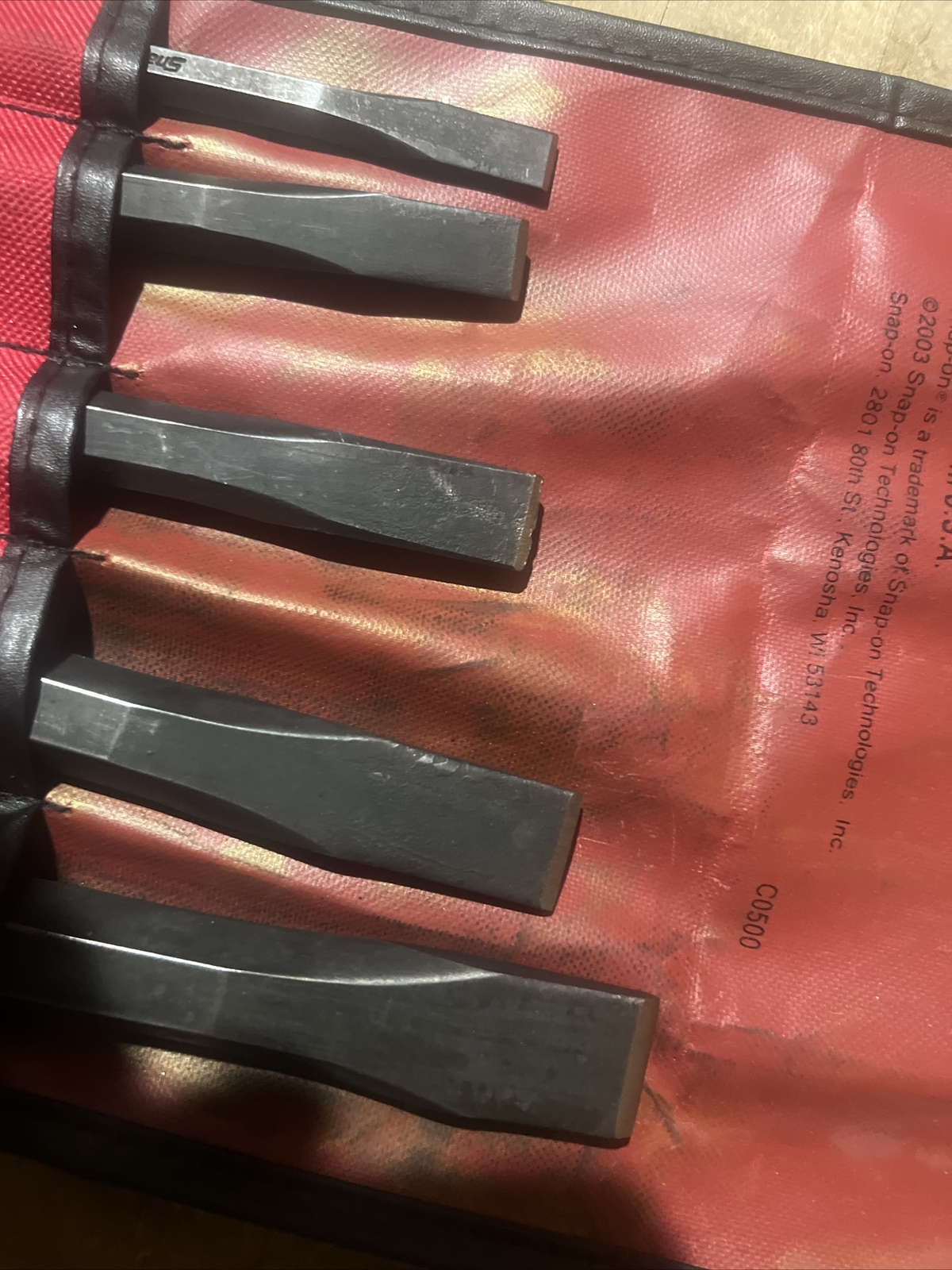 For Snap on PPC50K 3/8″ – 7/8″ wide blade Flat Chisel Set PPC812B to PPC828B