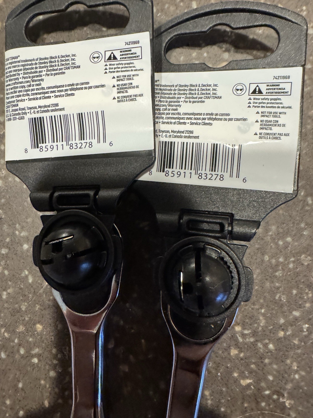 CRAFTSMAN 1/4-in Drive 72-Tooth Quick-Release Ratchet CMMT86721 Low-Profile NEW