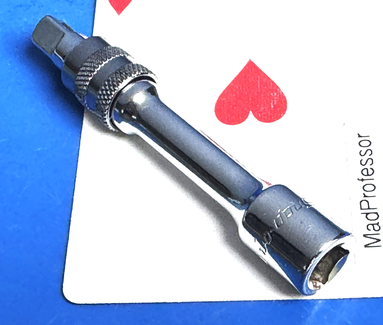 Snap-on USA 1/4″ drive 4″ long Knurled Wobble Socket wrench Extension TMXKL3 NEW