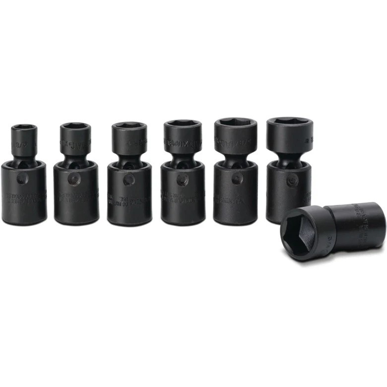 7PC 3/8″ Drive Metric Universal Impact Socket Set,10mm11mm12m13mm14mm17mm19mm