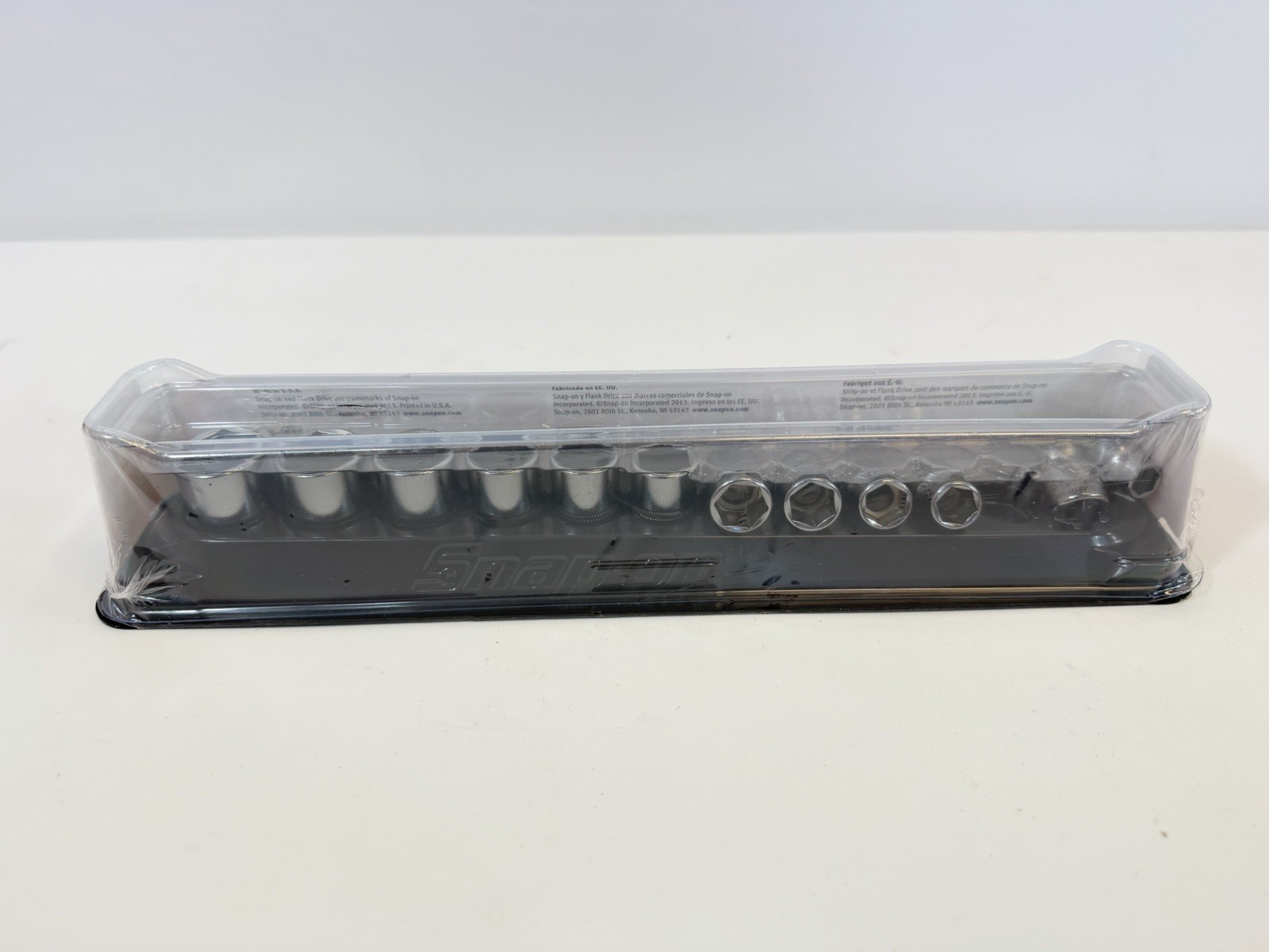 NEW Snap on 212FSMY 3/8″ drive 8 thru 19 mm 6-point Semi Deep Socket Set NEW