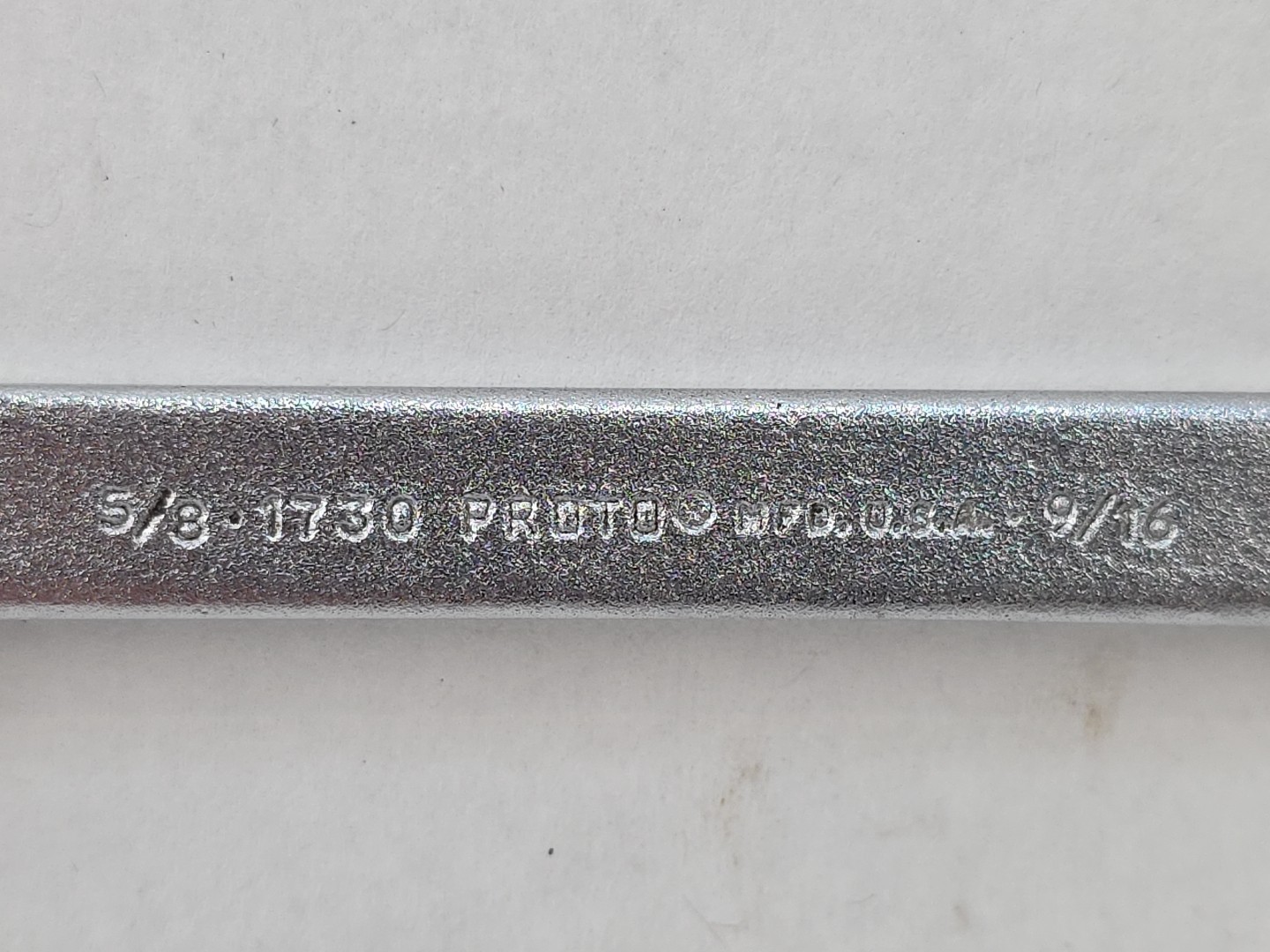 🇺🇸 Proto 1730 Half Moon Box Wrench 5/8 9/16 USA Obstruction Wrench Tool 🇺🇸