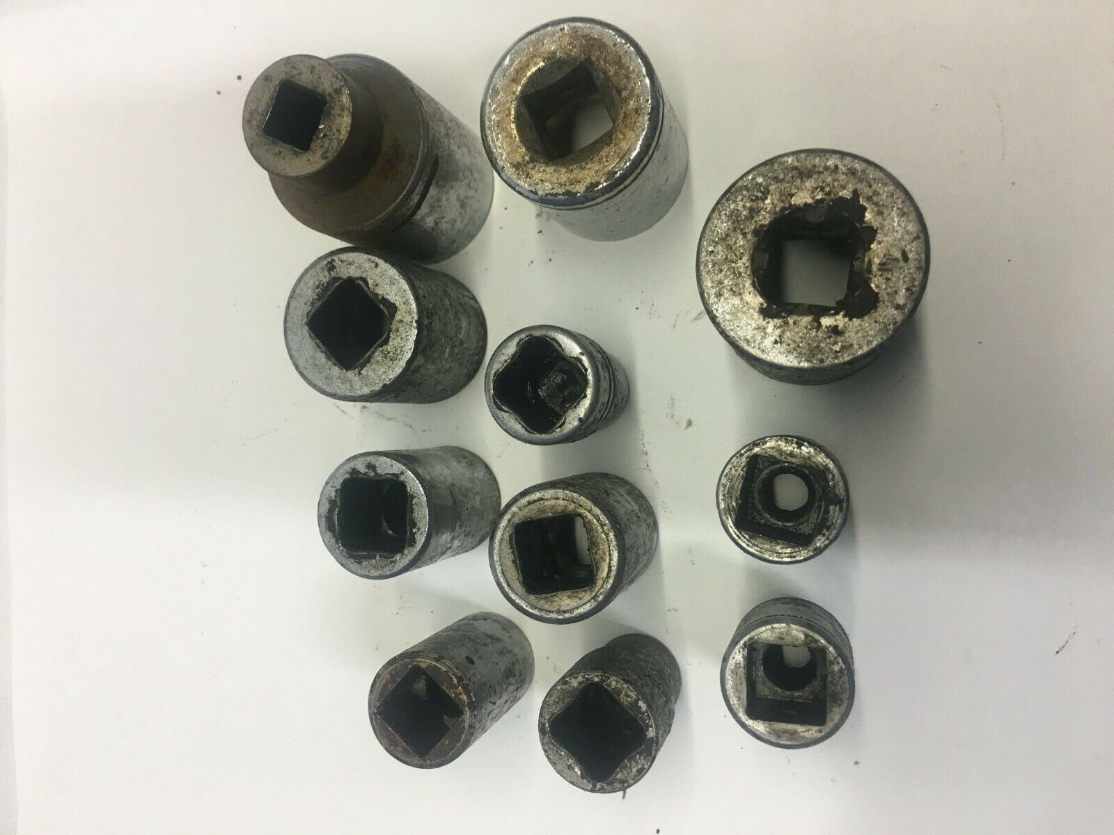 (11) Pcs. Socket Lot 3/8″ Various Sizes Socket Set 6, 12 Point