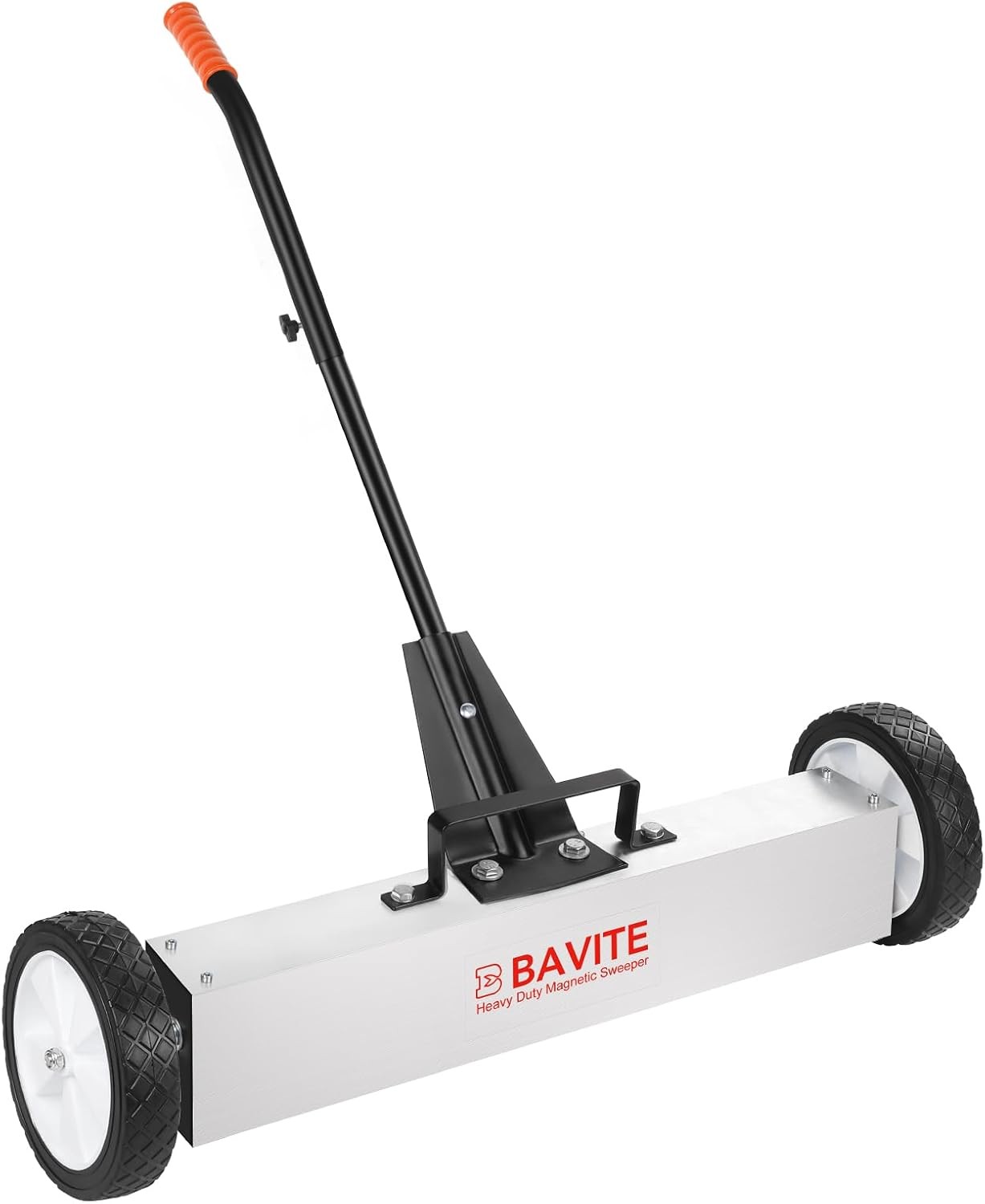 24″ 50Lbs Rolling Magnetic Nail Sweeper Heavy Duty w/Adjustable Handle