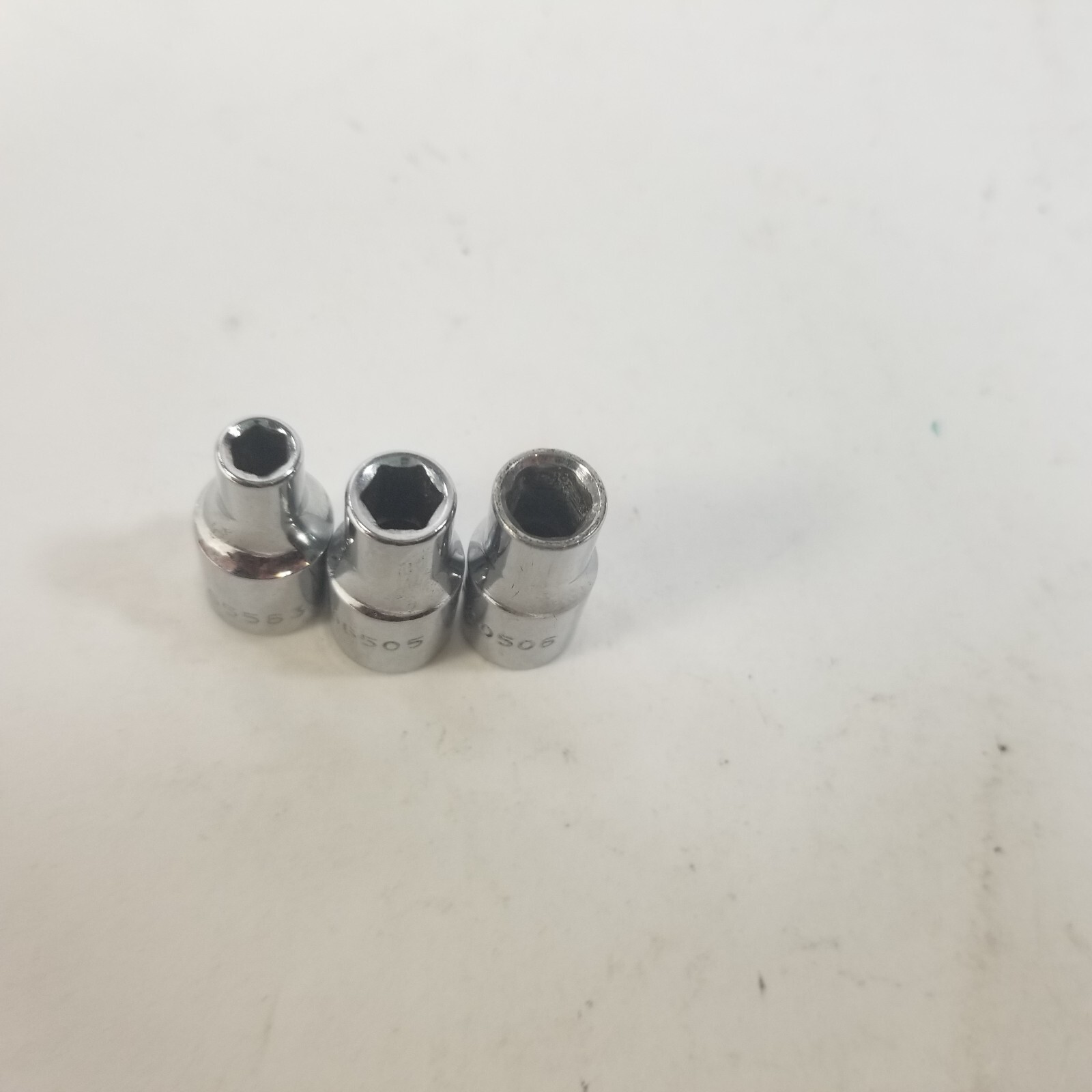 Lot of 3x HUSKY 1/4 3/16 METRIC 6 & 12 POINT 1/4″ DRIVE SOCKETS