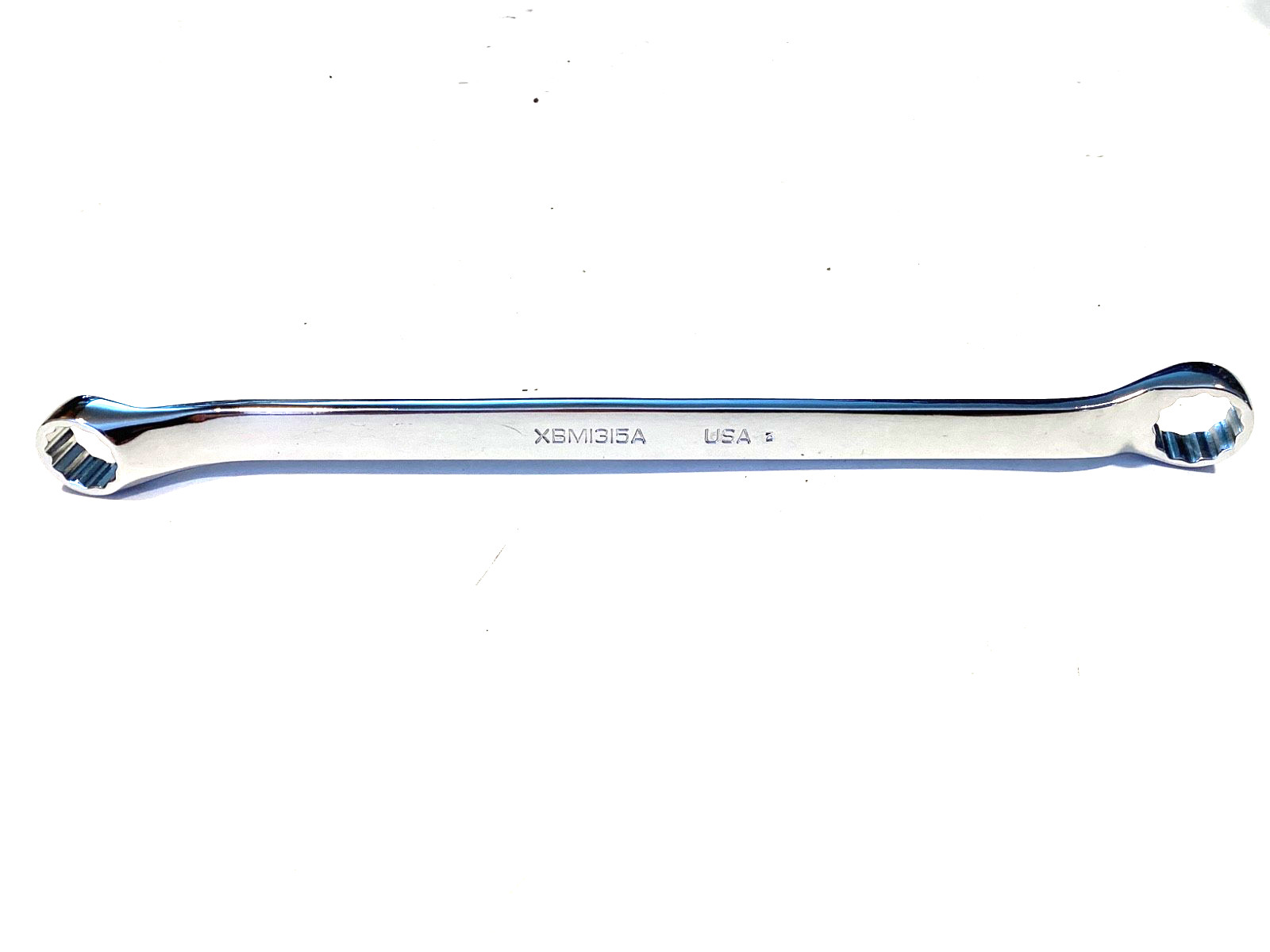 Snap On USA XBM1315 NEW 13MM x 15MM 12 Point Metric 10° Offset Chrome Box Wrench