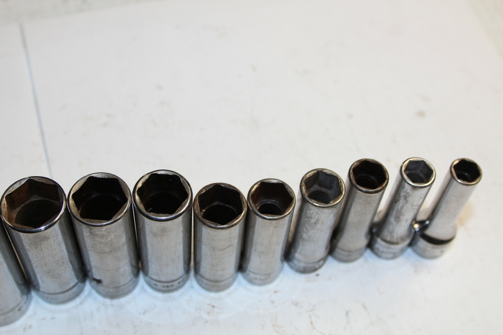 SNAP-ON TOOLS 3/8″ Drive 6-Point Metric 21, 19-8mm Deep Socket SET 13pc USA