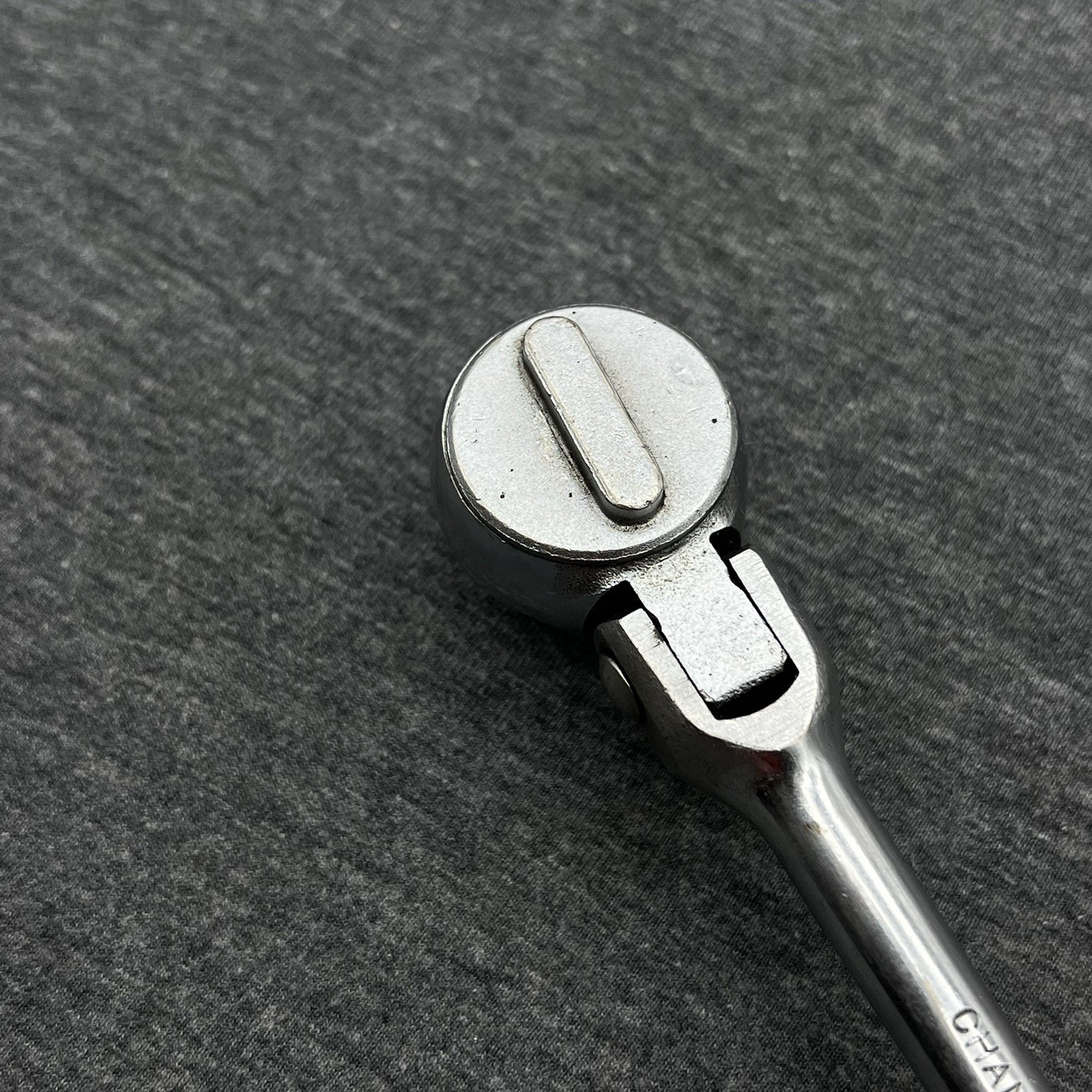 Vintage Champion Plug Master 3/8″ Drive Flex Head Ratchet CT-405 USA