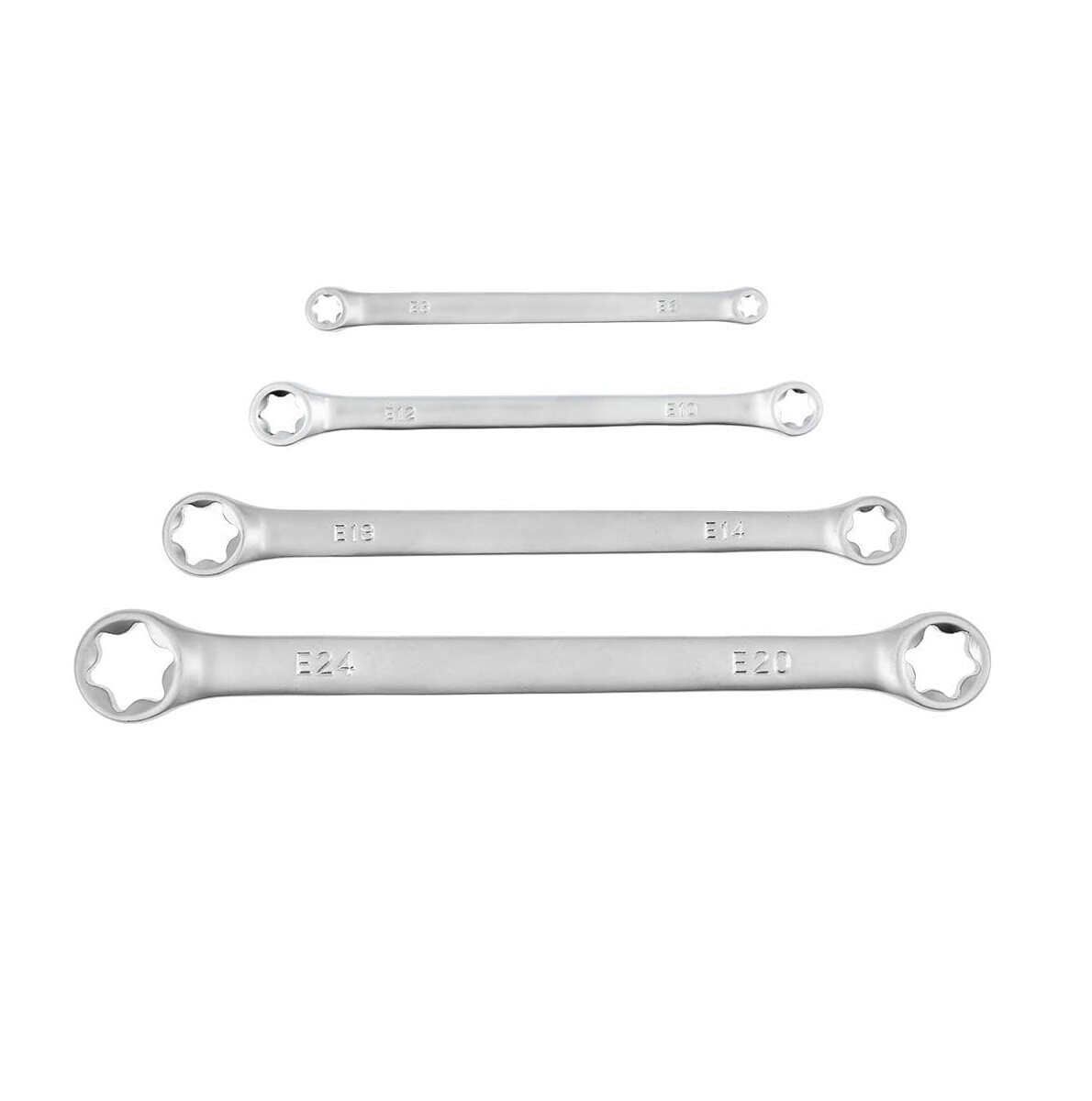 Torx Ring Spanner 4 pcs Set E6-E24 – HT1W590 of Hogert
