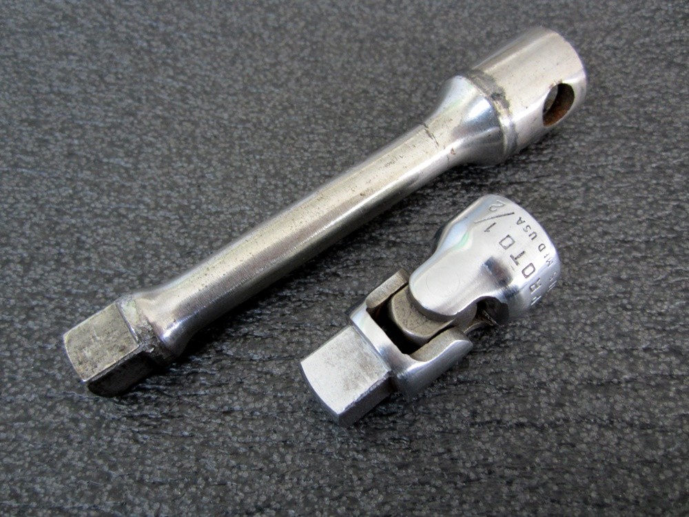 Vintage Proto Los Angeles 1/2″ Drive 5″ Extension & Universal 5461 5470 USA