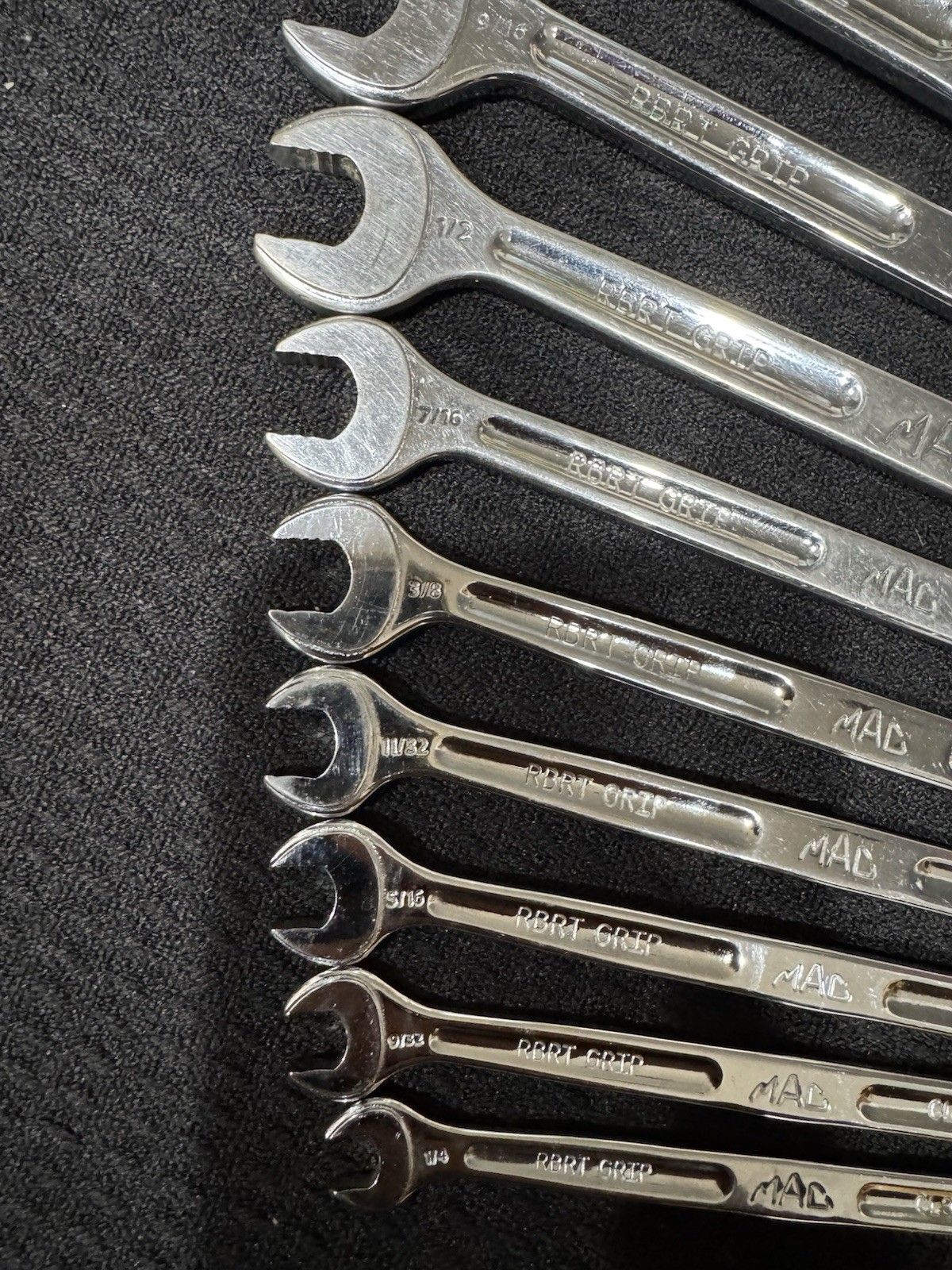 Mac Tools SCL14RBRT 14pc SAE COMBINATION WRENCH SET 6point R.B.R.T 1/4in-15/16in
