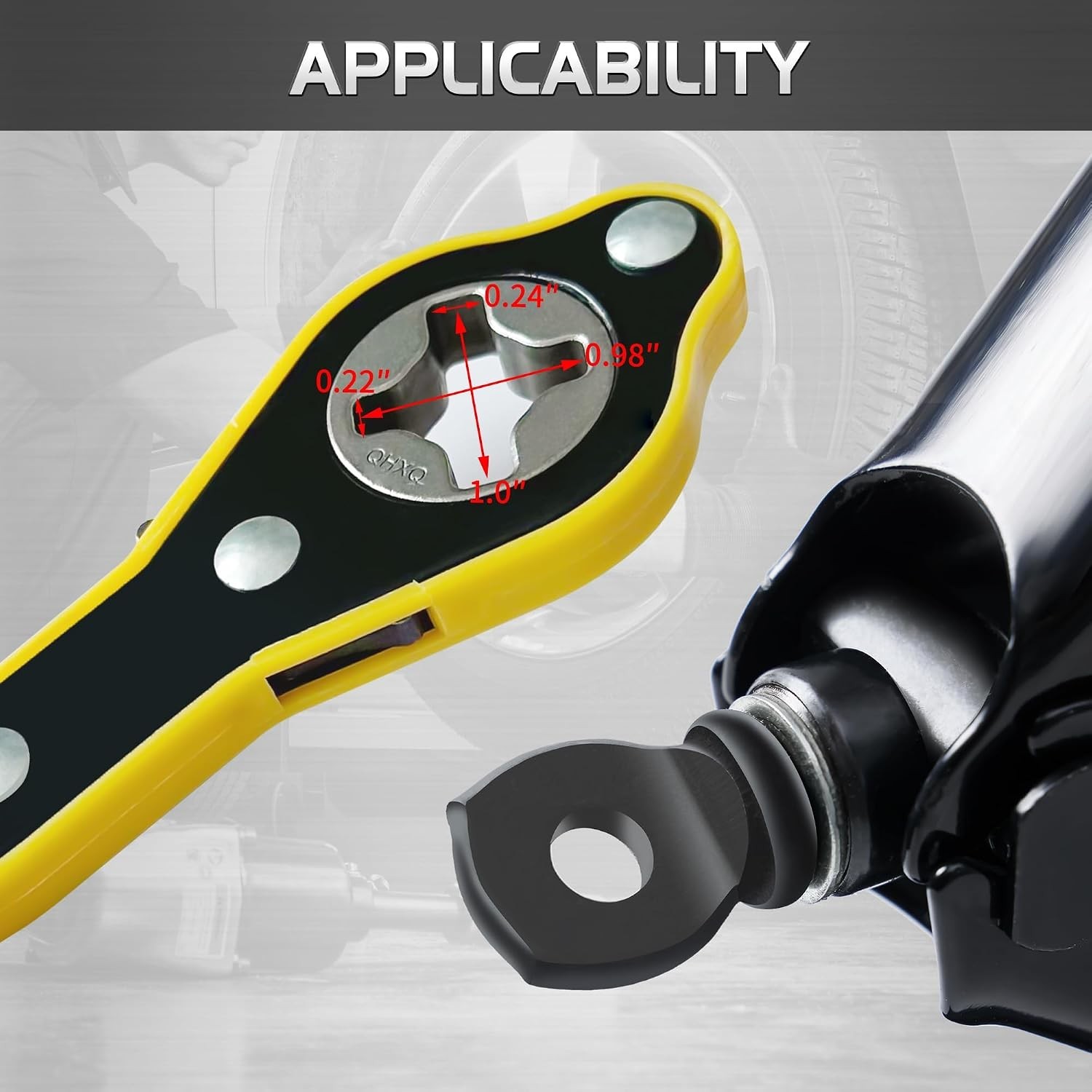 User-Friendly Scissor Jack Ratchet Wrench – Forward-Reversal for Versatile Usage