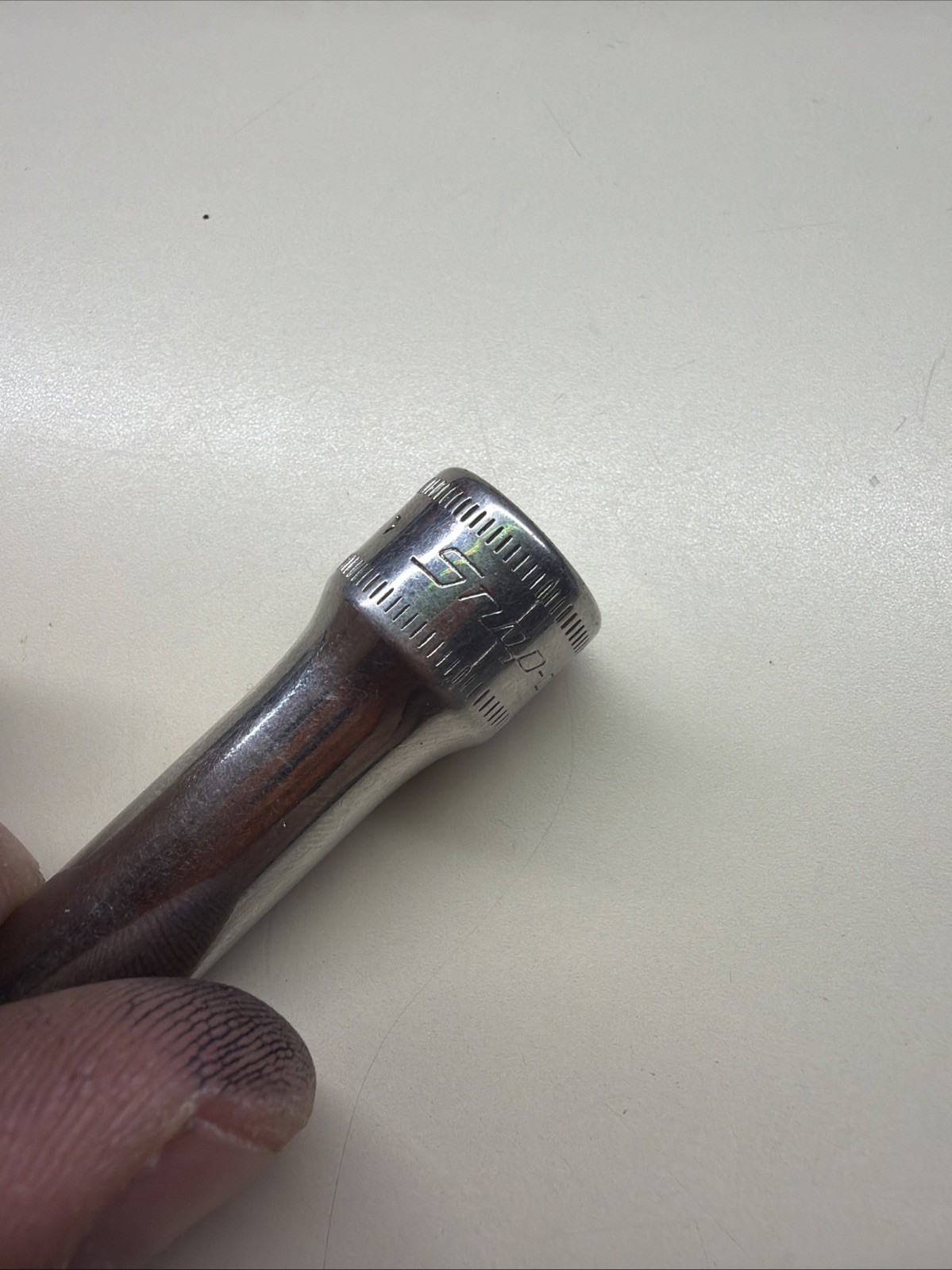 Snap On Tools SFSM9 3/8 Dr 6Pt Metric 9mm Flank Dr Deep Chrome Socket USA