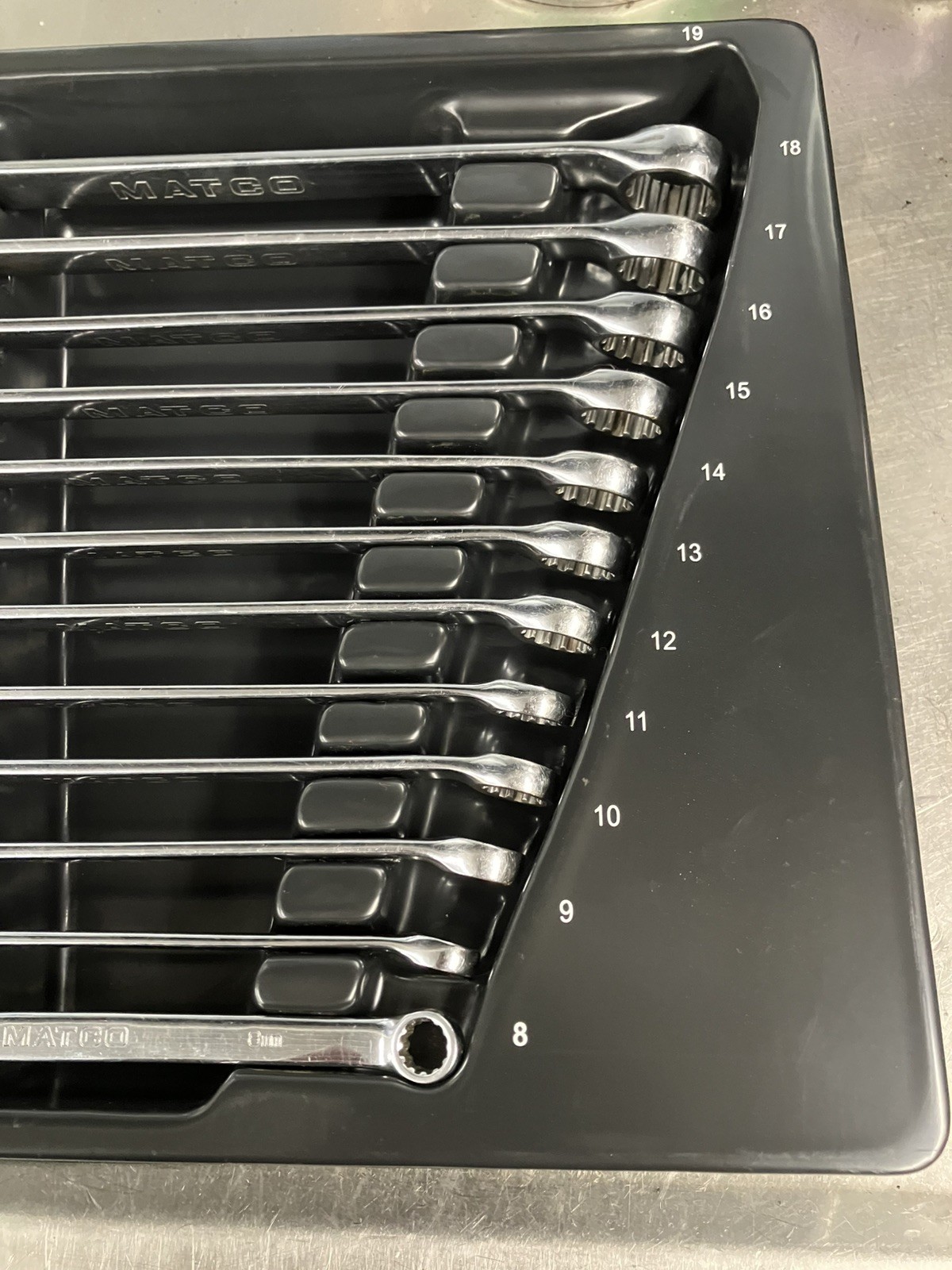 Matco 12 Pc Long Metric Combination Wrench Set SMCLM122K