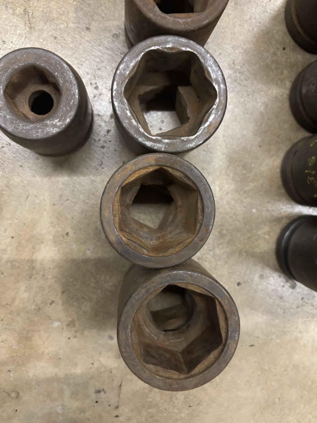 Mixed Lot 9 Pieces 1” Drive Impact Sockets Snap-on PROTO+