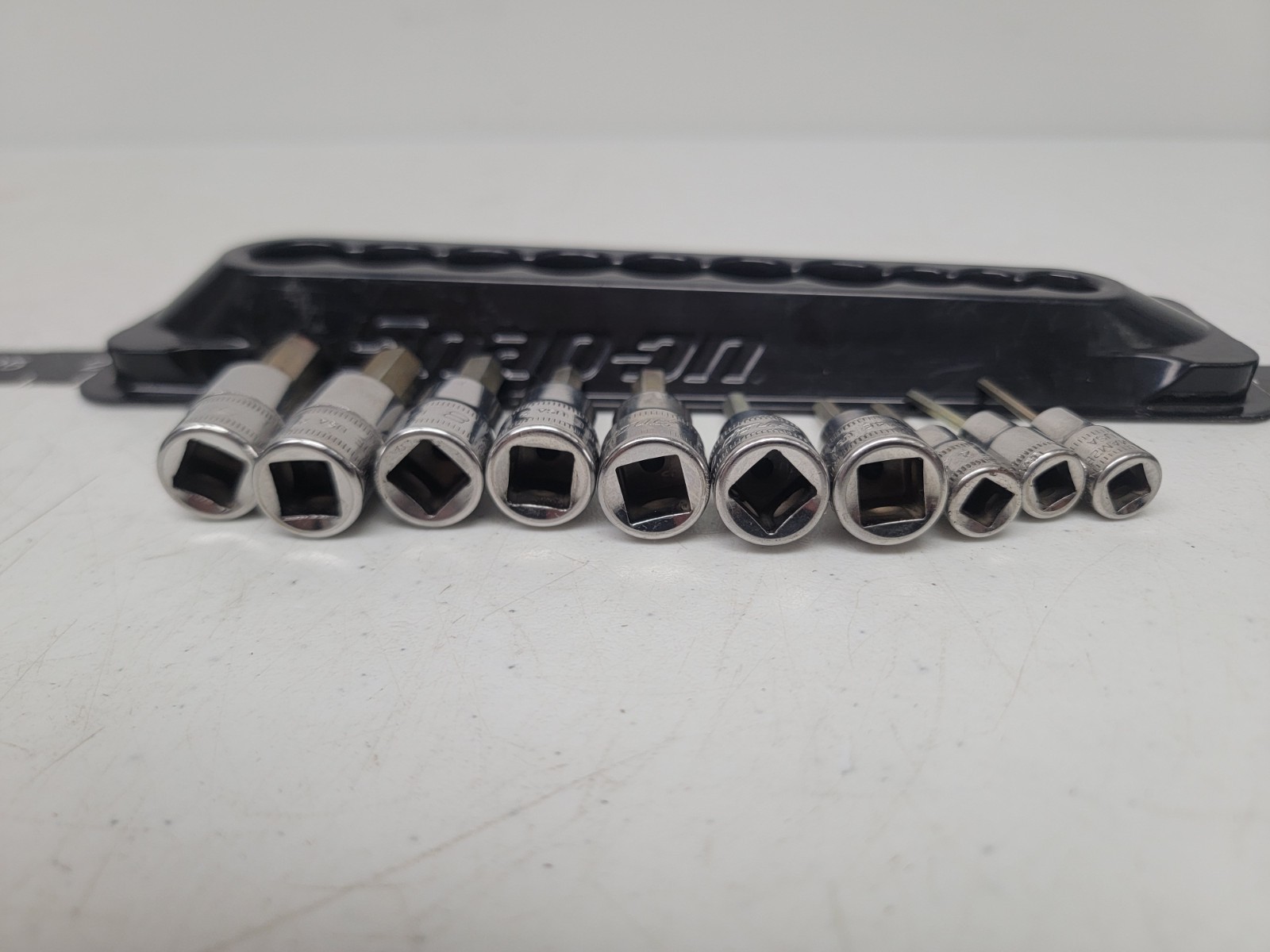 Snap On 10pc Metric Hex Bit Socket Driver Set, 1/4 And 3/8 Dr..210EFTAMY