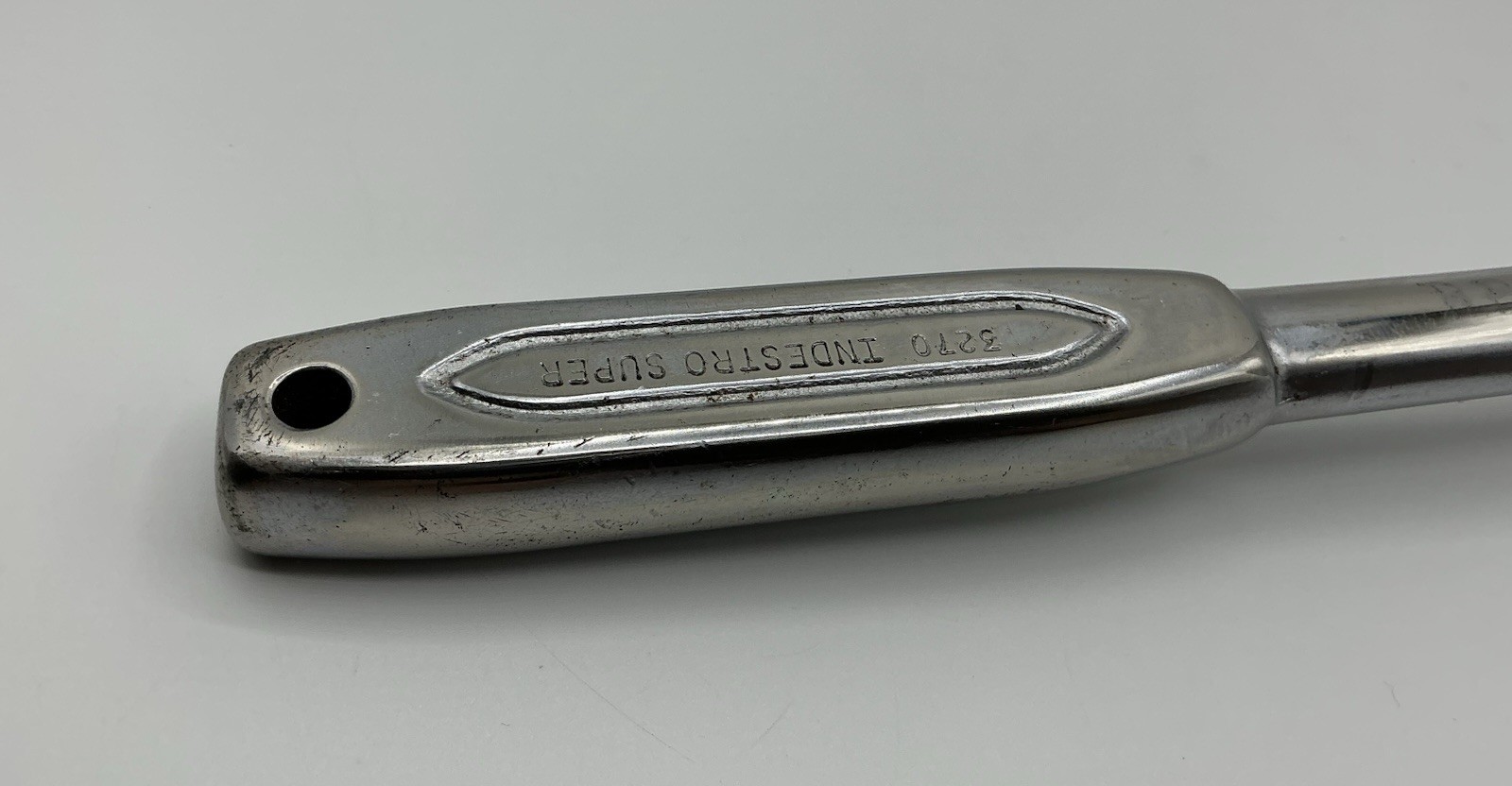 Vtg INDESTRO USA #3270 Indexing Flex Head 1/2” Drive Ratchet Just Serviced