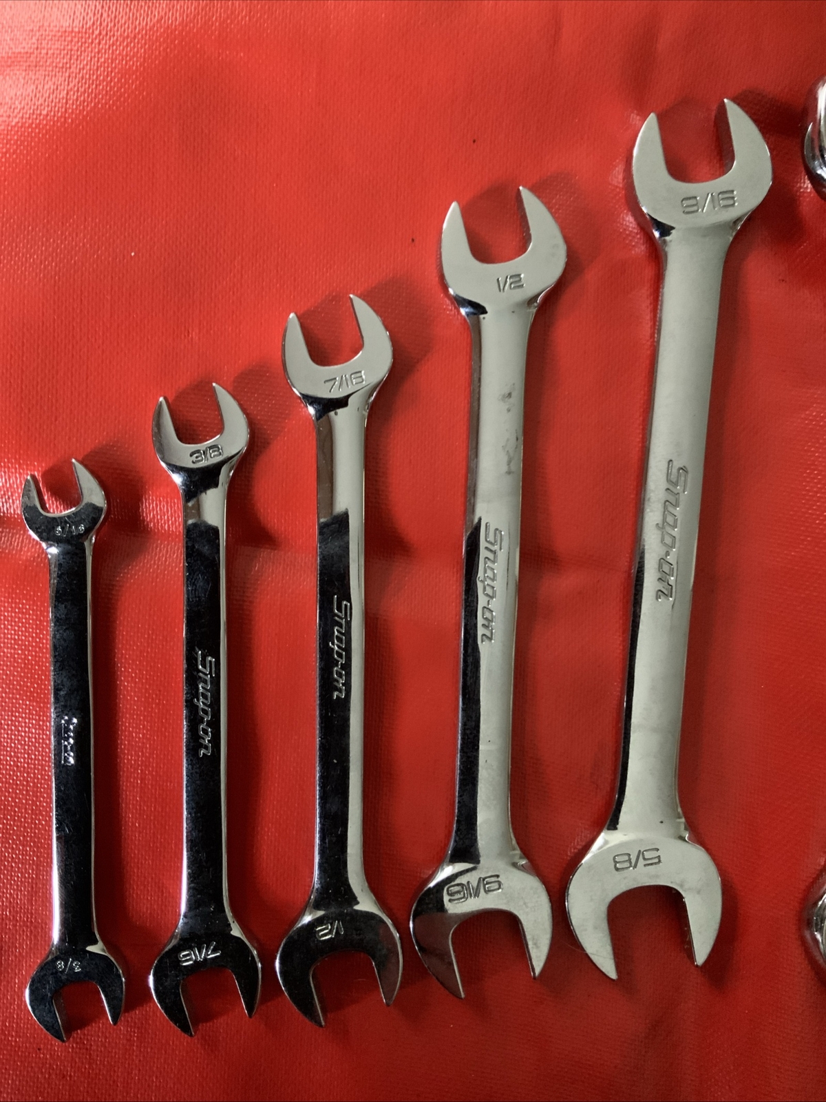 Snap On 15pc Double Open End Wrench Set, 1/4 Up To 1 5/16….sae….