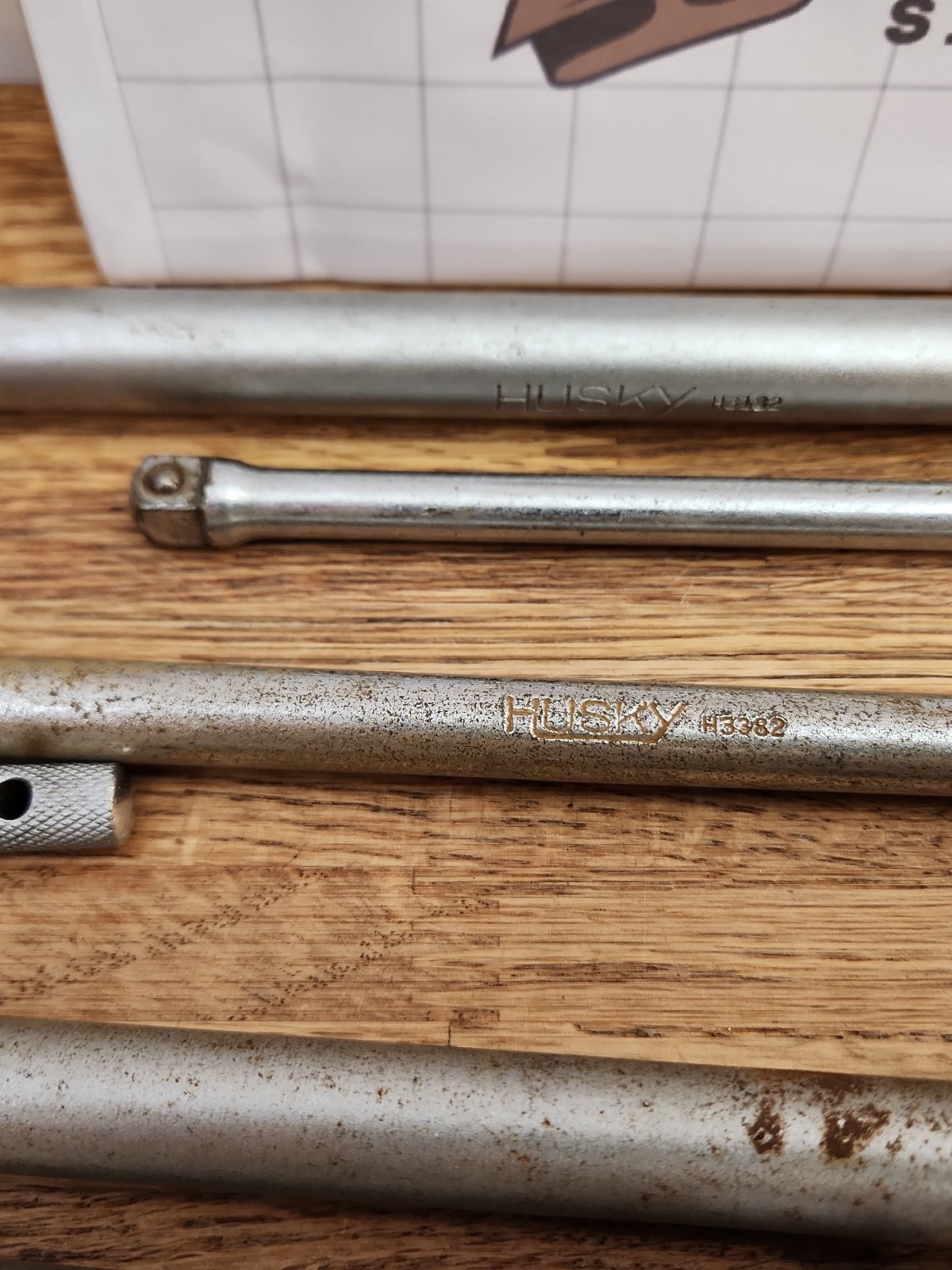 Vintage H Underline Husky 1/2″ 3/8″ 1/4″ Drive Socket Set Made In USA 31 Pieces