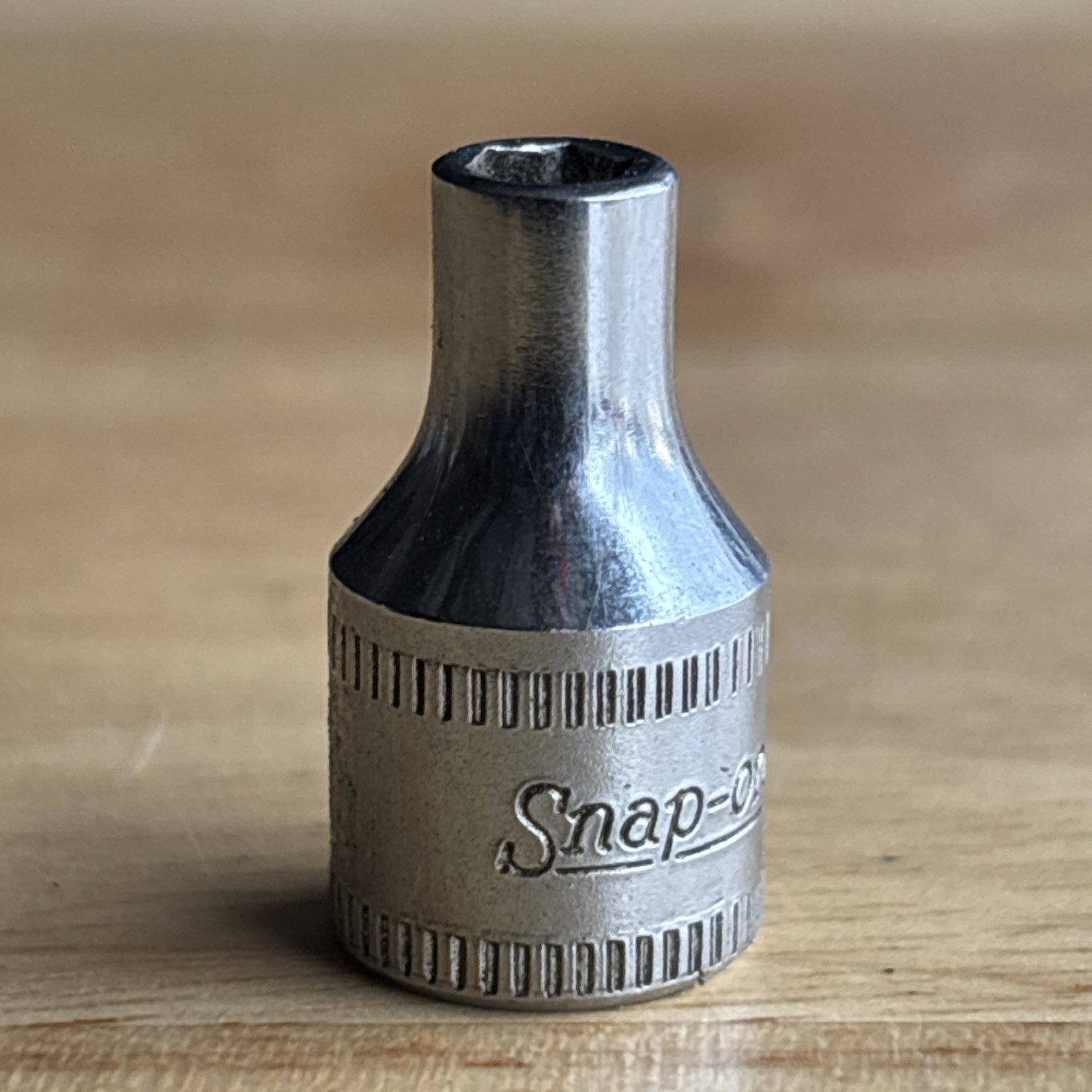 Snap On Tools 4mm Shallow Socket 1/4″ Drive 6 Point TMM4 Vtg USA