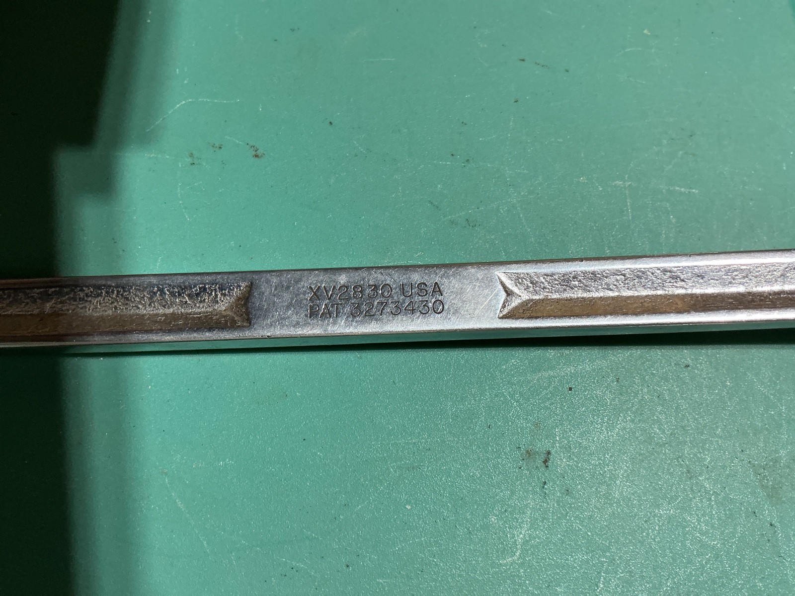 Snap-On Tools 7/8” x 15/16″ 12-Point 10° Offset Double Box Wrench XV2830 USA
