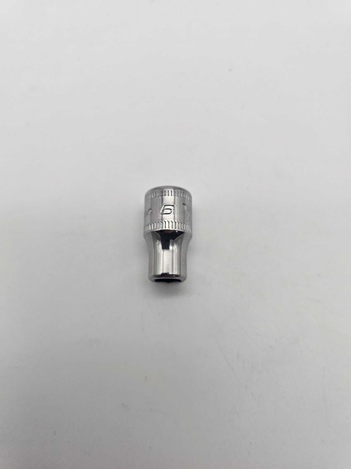 Snap On Tools TMM6 1/4″ Drive 6Pt Metric 6mm Flank Dr Shallow Chrome Socket USA