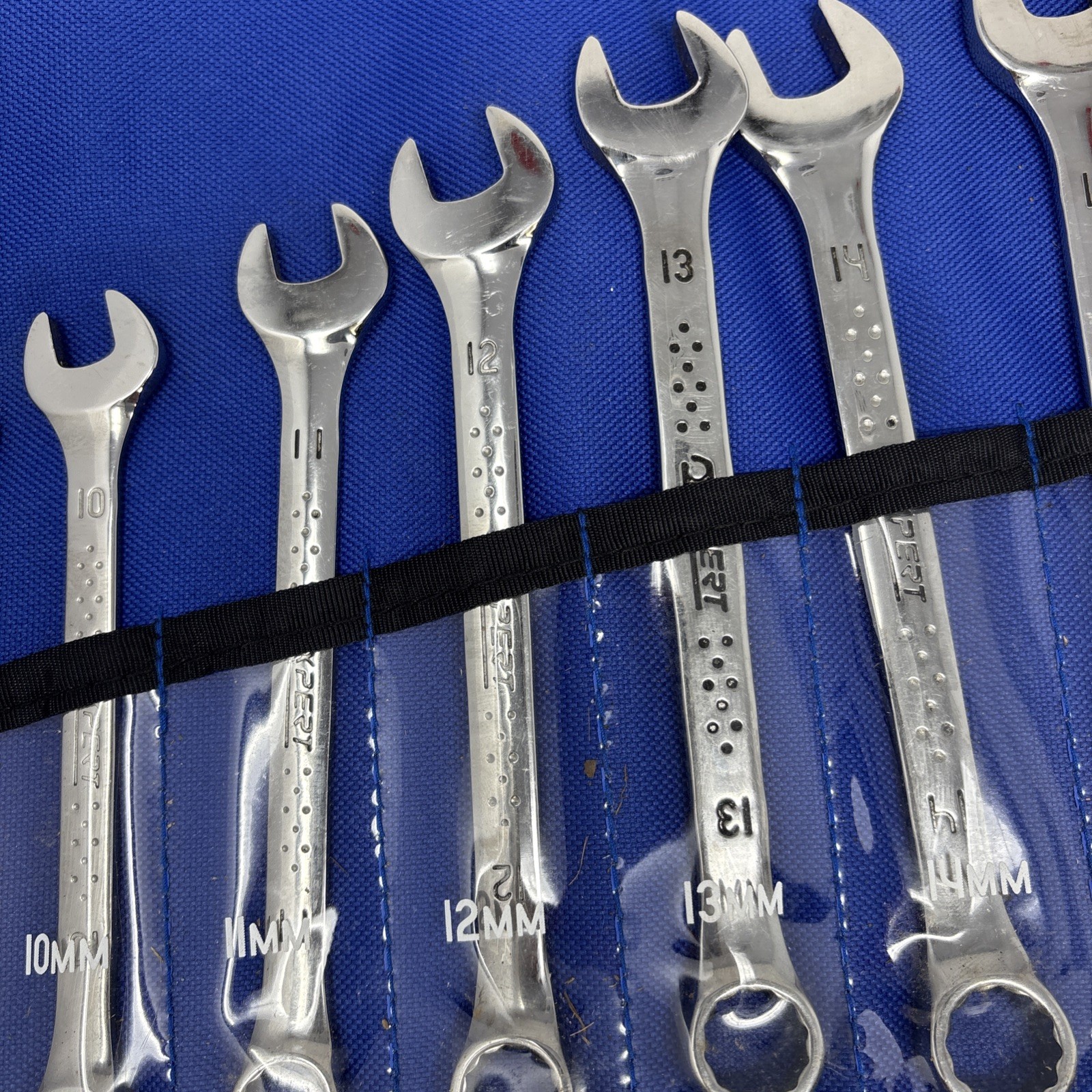 Expert Tools E110313- US 17 Pcs Metric 12 Pt Combination Wrench Set W/ Pouch